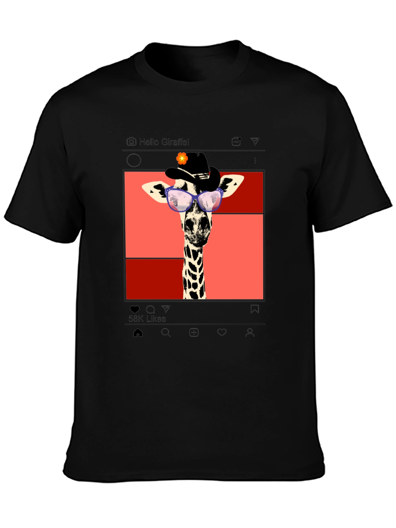 Giraffe Instagram T-Shirt