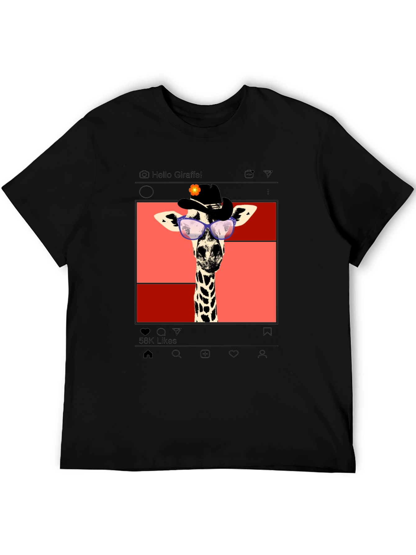 Giraffe Instagram T-Shirt