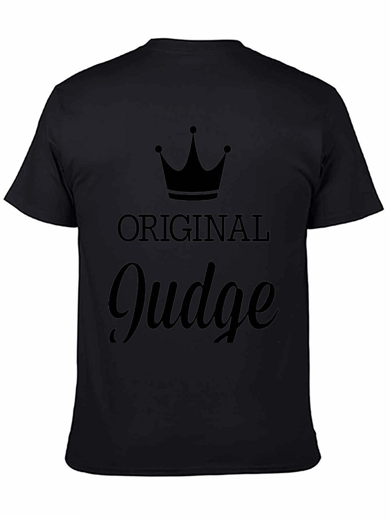 Original Judge Crown T-Shirt - Black