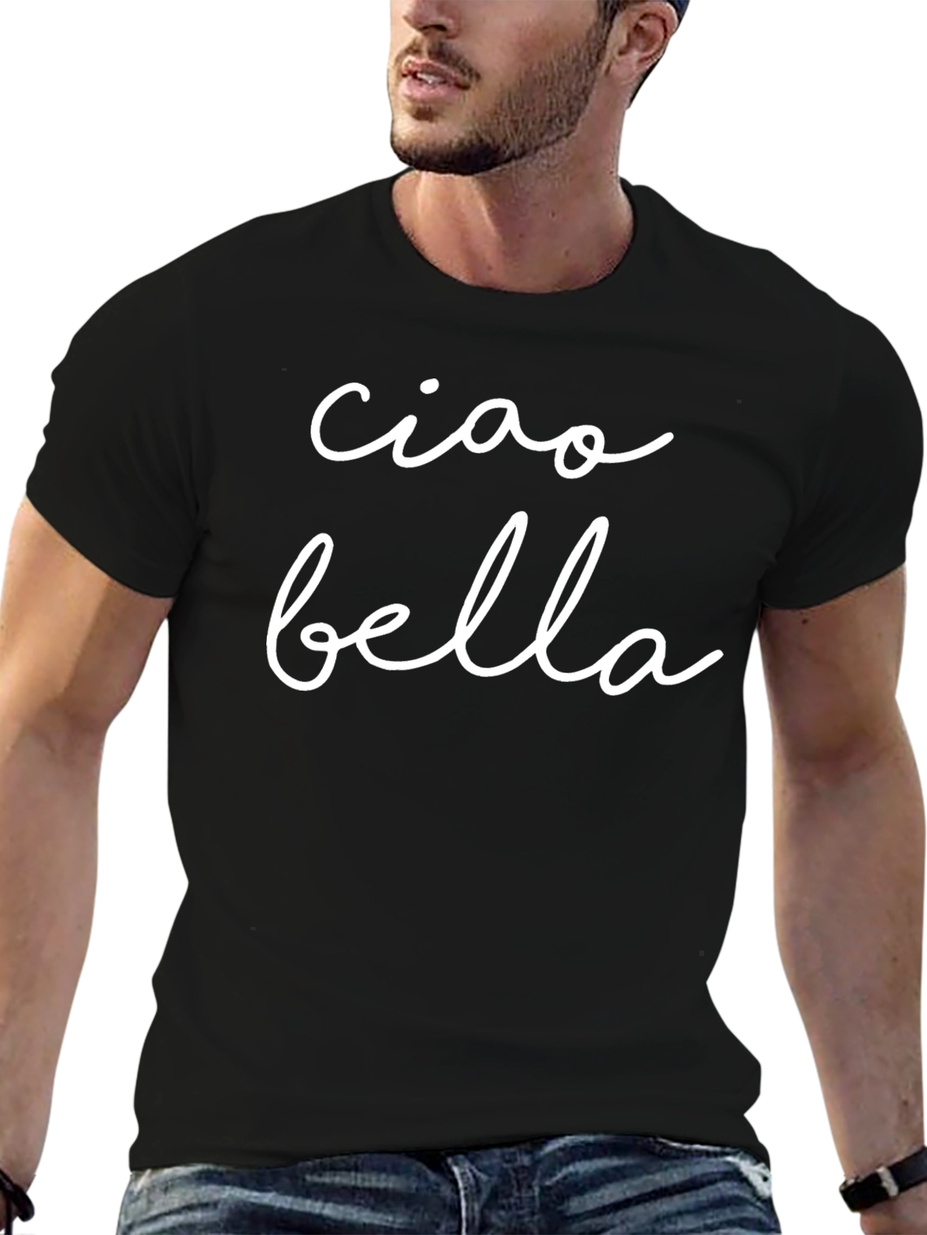 Ciao Bella Graphic Tee - Black