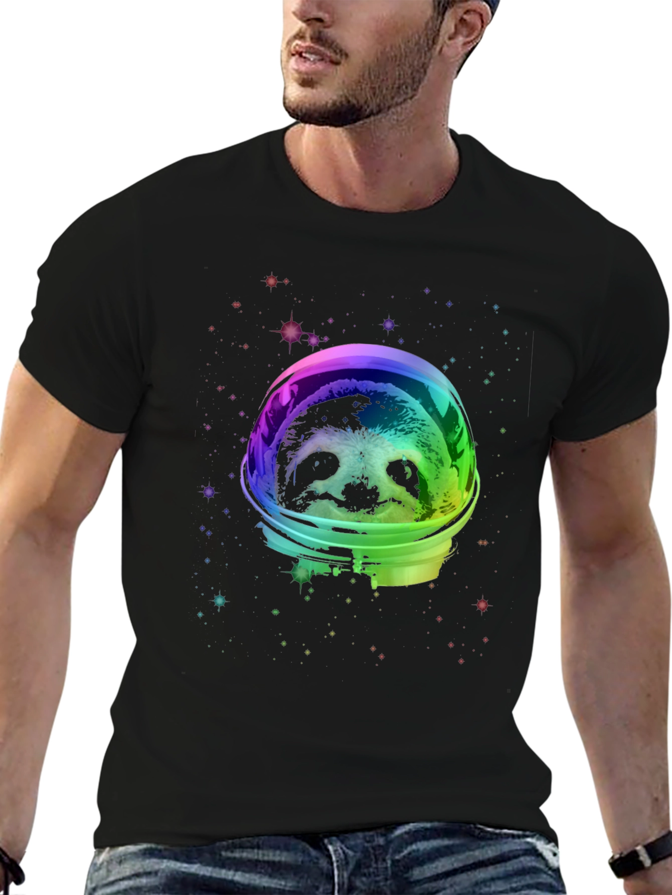 Cosmic Sloth T-Shirt - Space Adventure Tee