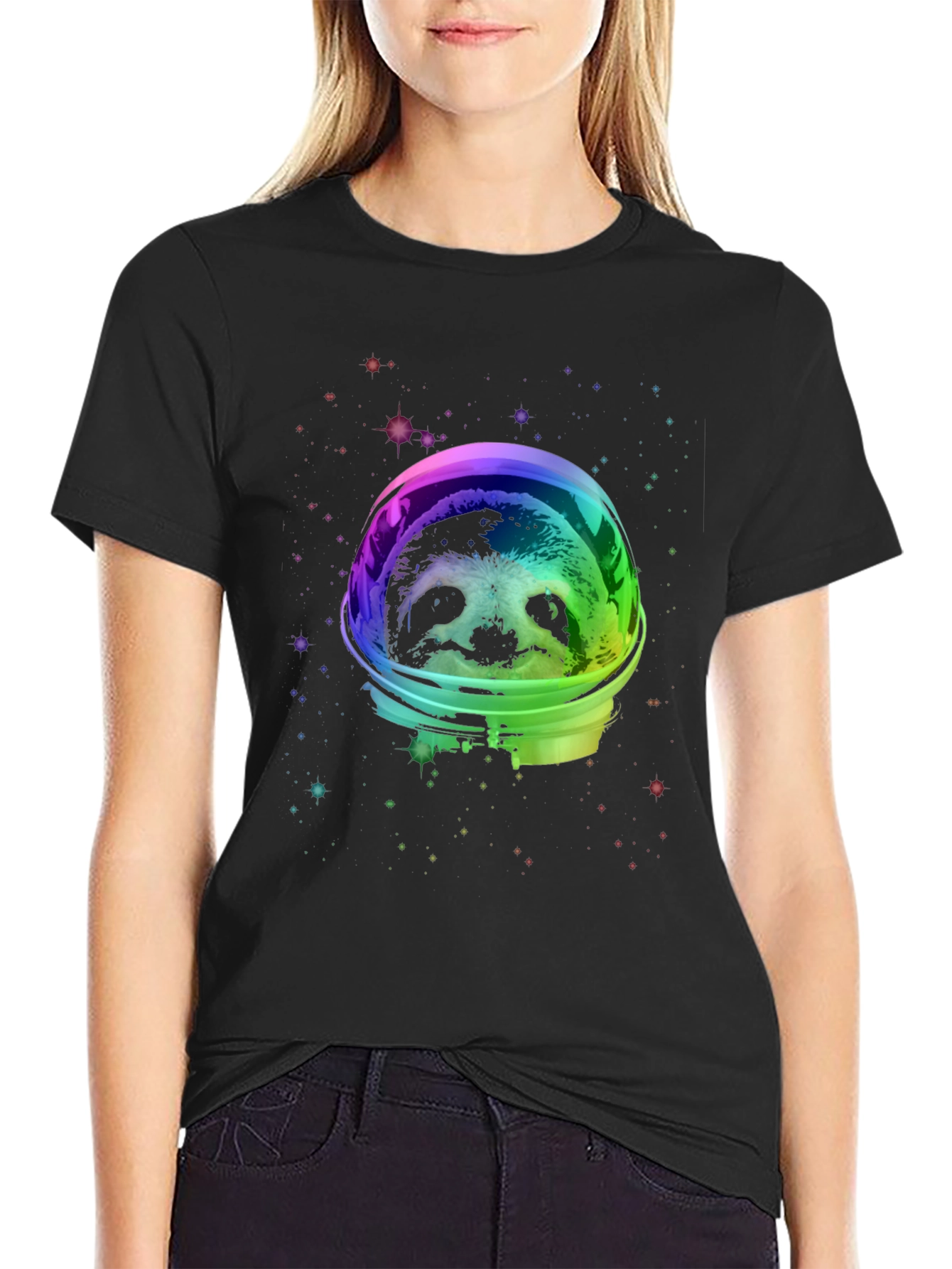 Cosmic Sloth T-Shirt - Space Adventure Tee
