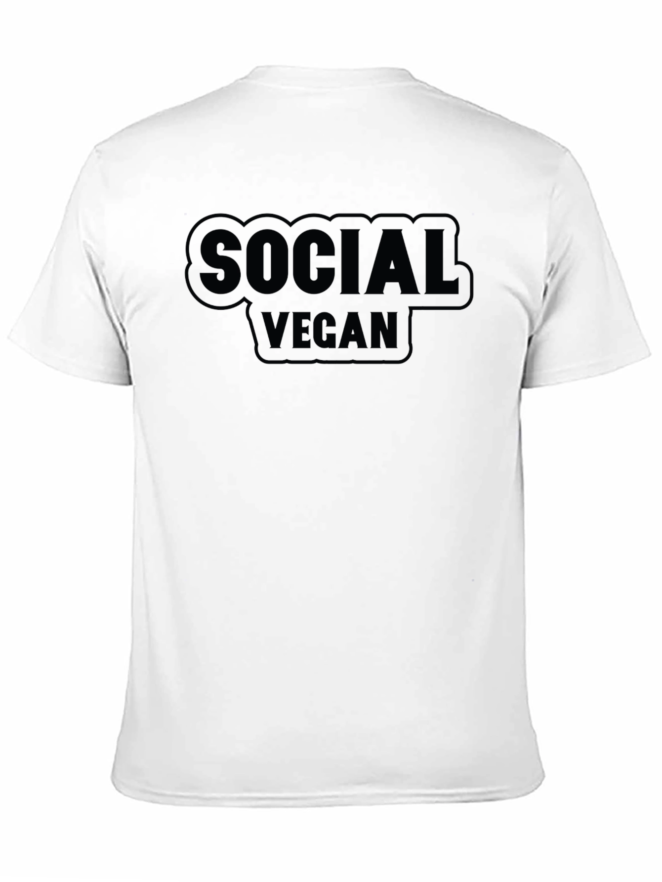Social Vegan Graphic T-Shirt - Comfortable Everyday Wear
