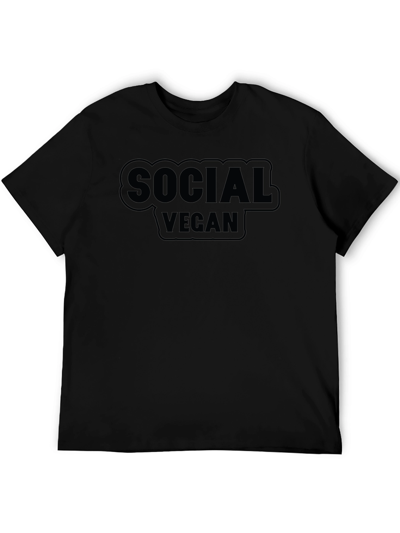 Social Vegan Graphic T-Shirt - Comfortable Everyday Wear