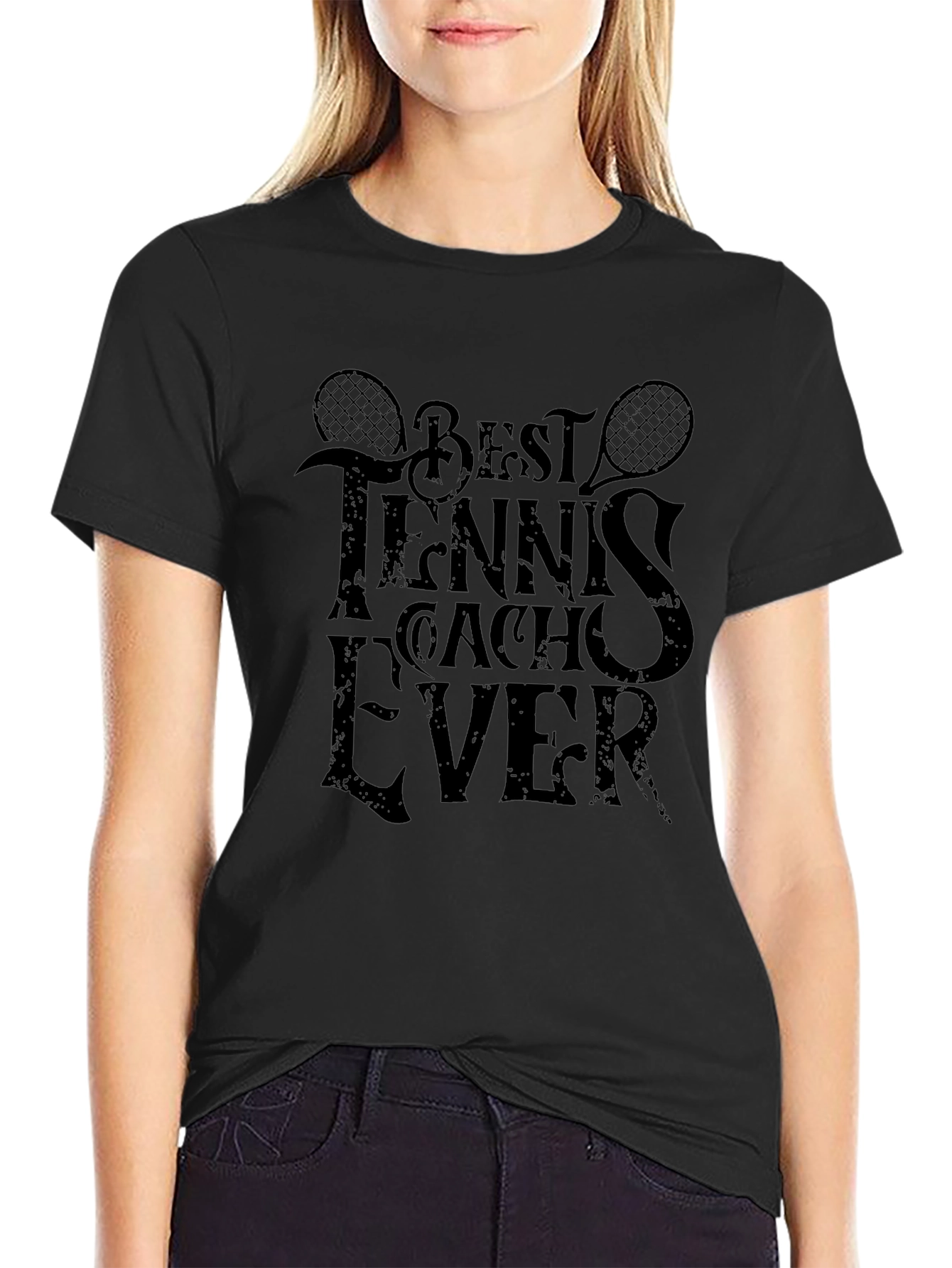 Best Tennis Coach Ever Graphic Tee