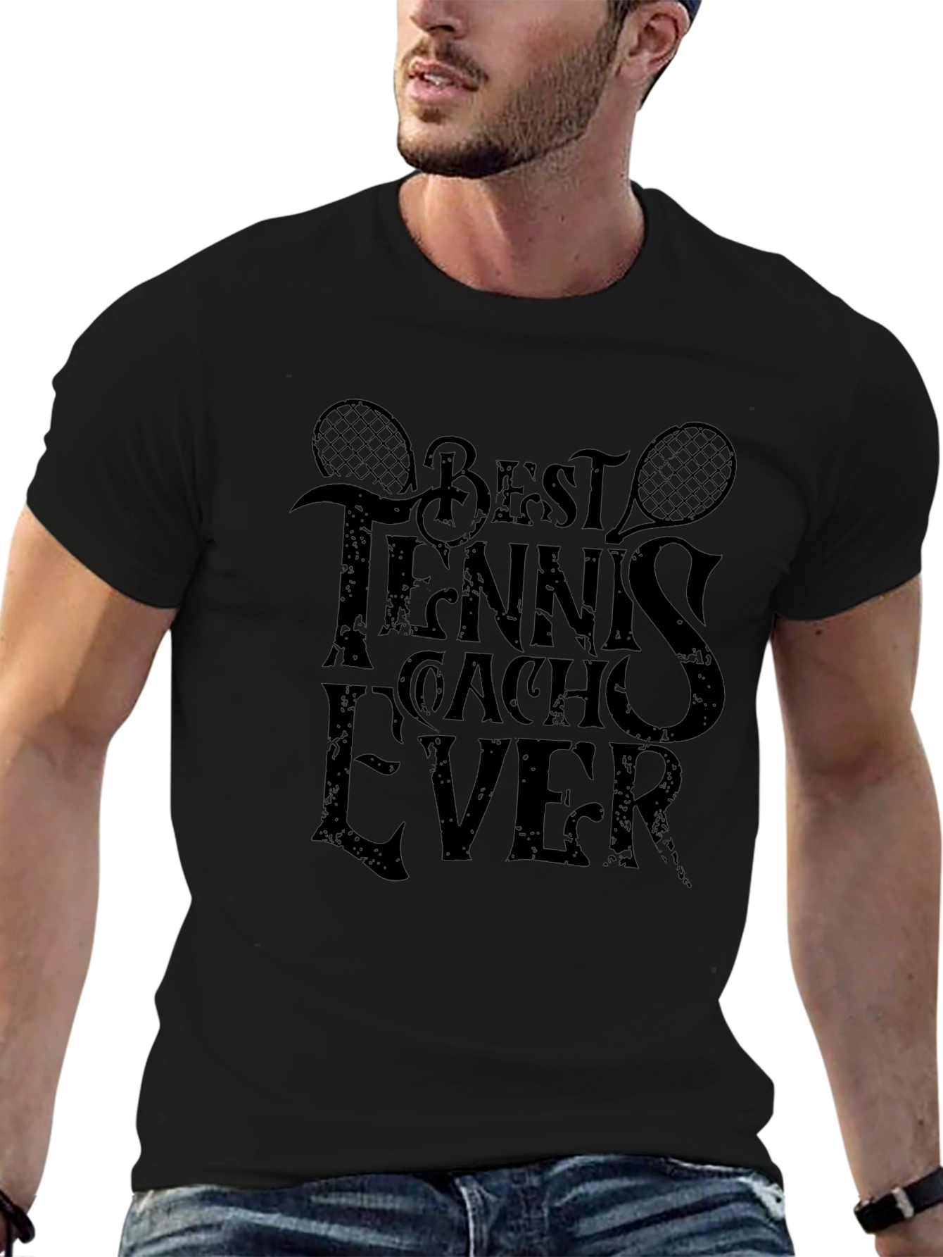 Best Tennis Coach Ever Graphic Tee