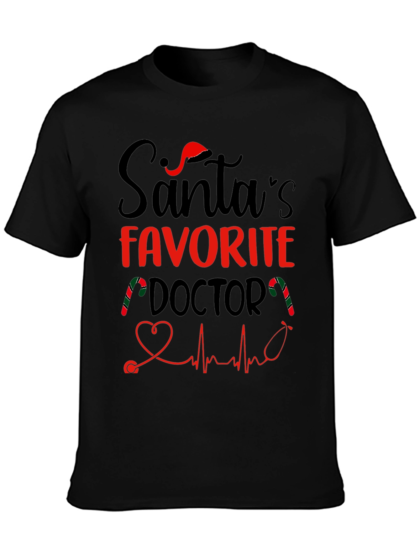 Santas Favorite Doctor Holiday T-Shirt
