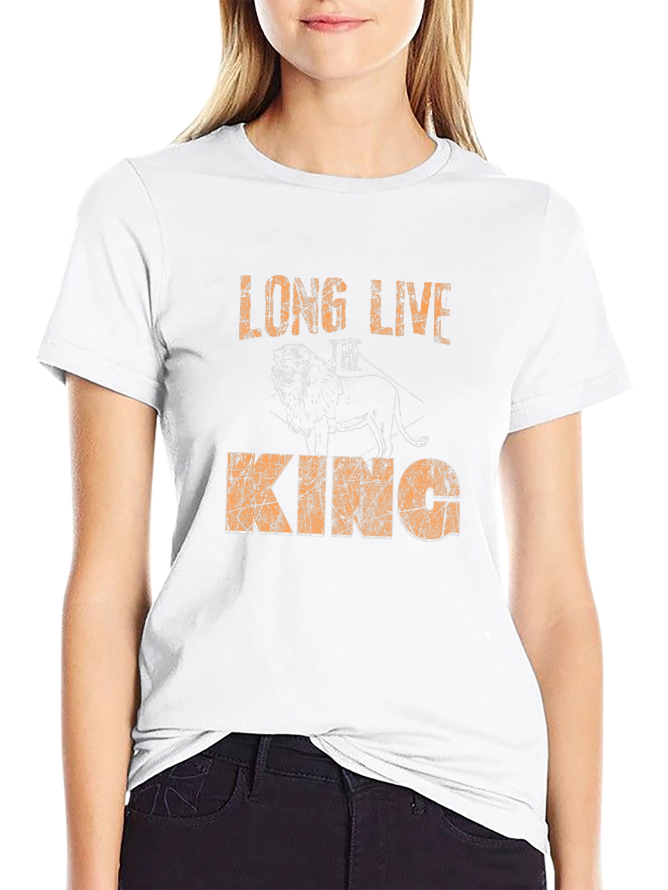 Long Live The King Lion Graphic Tee