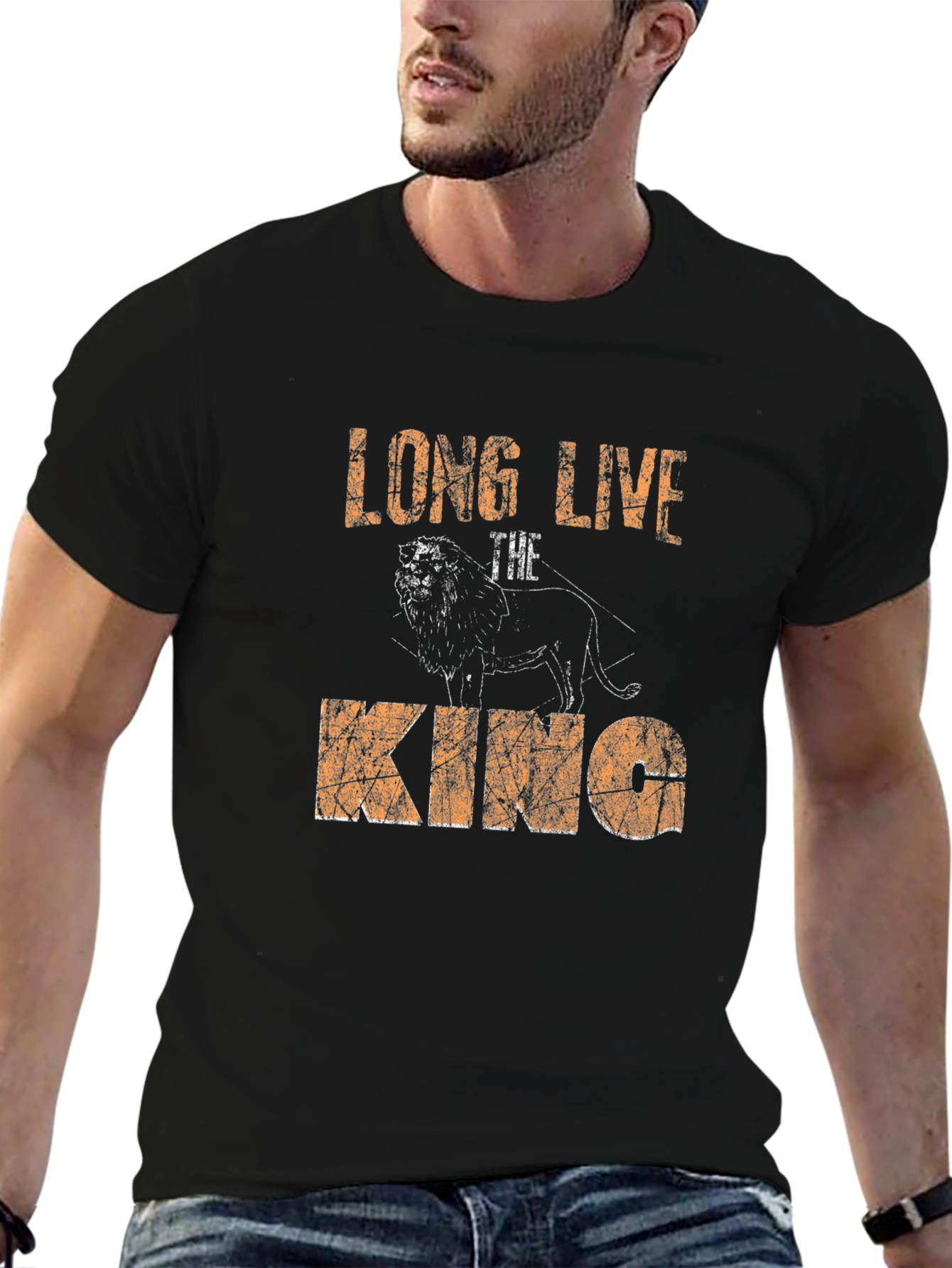 Long Live The King Lion Graphic Tee