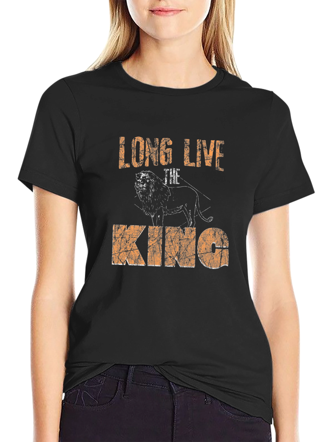 Long Live The King Lion Graphic Tee