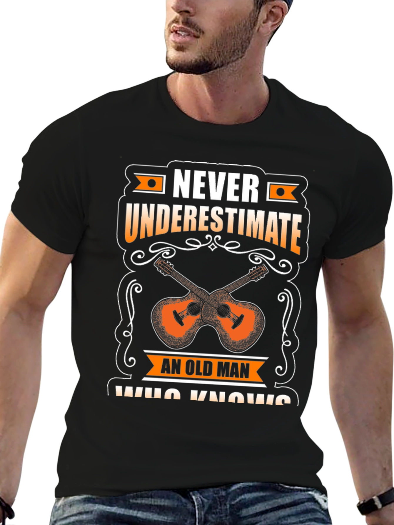 Never Underestimate Old Man T-Shirt