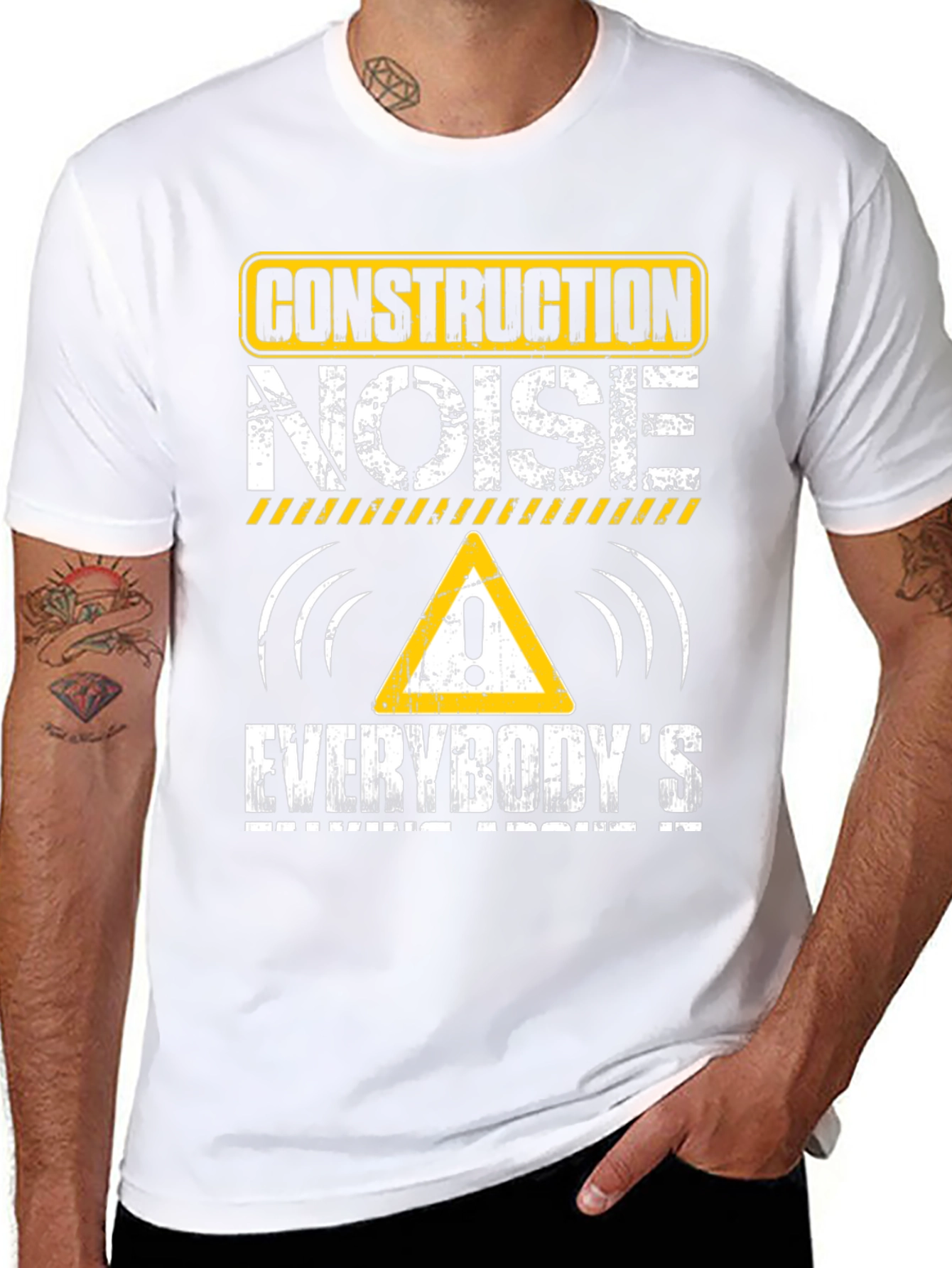 Construction Noise T-Shirt - Funny Workwear Tee