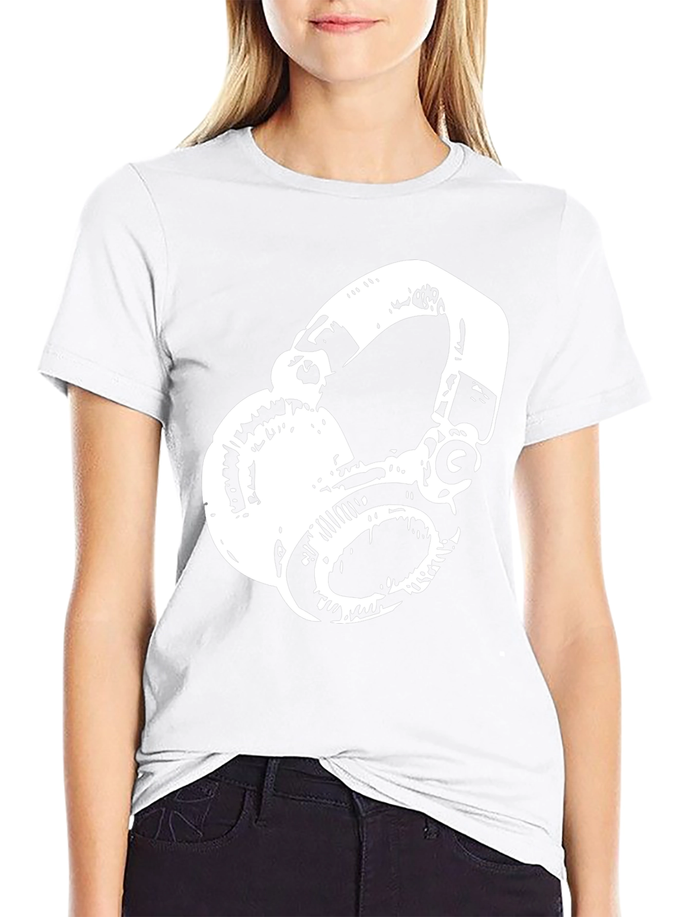 Cool Headphone Graphic T-Shirt