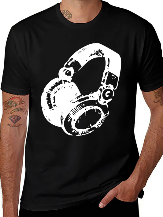 Cool Headphone Graphic T-Shirt