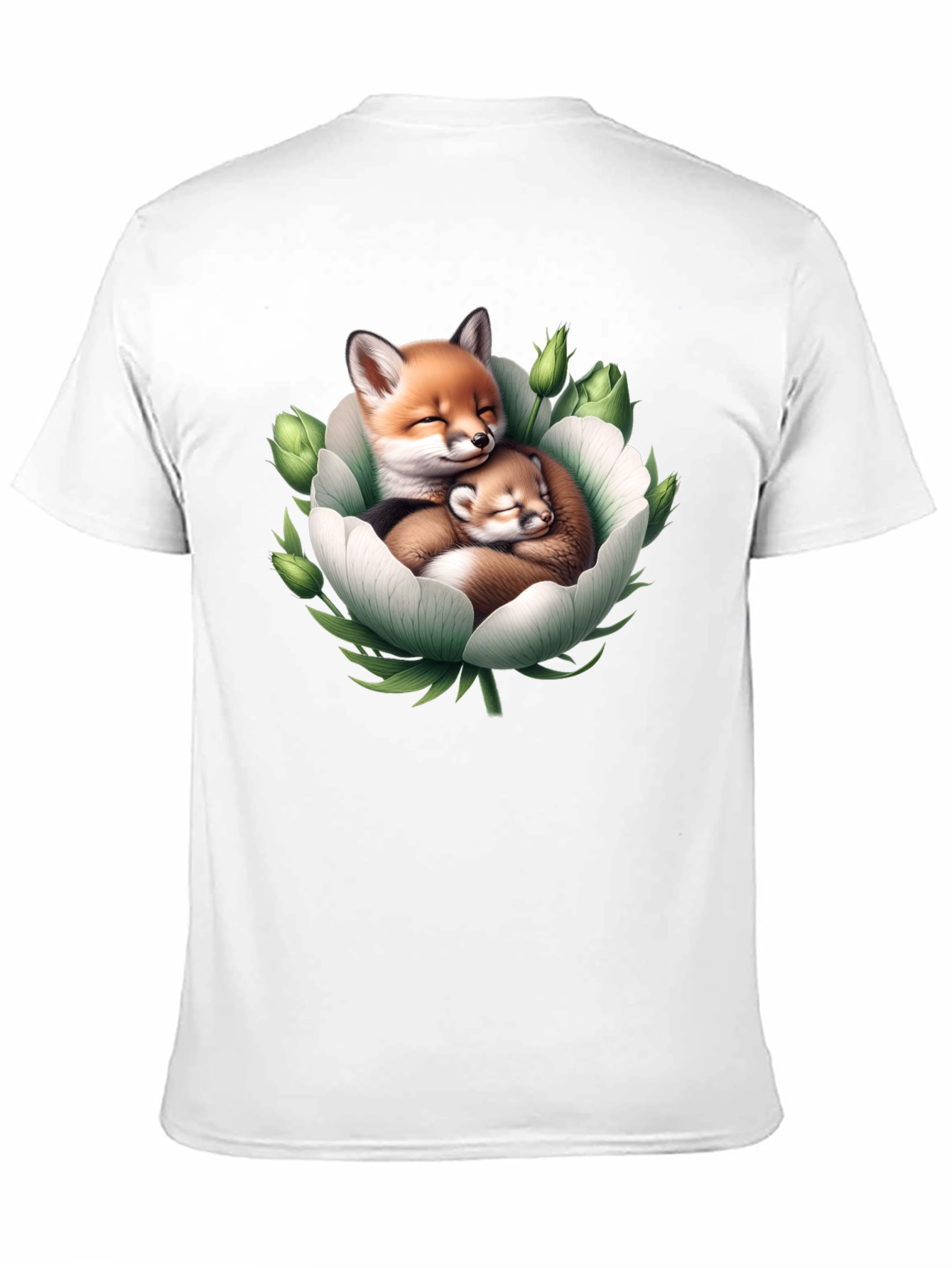 Foxes in Bloom Graphic Tee