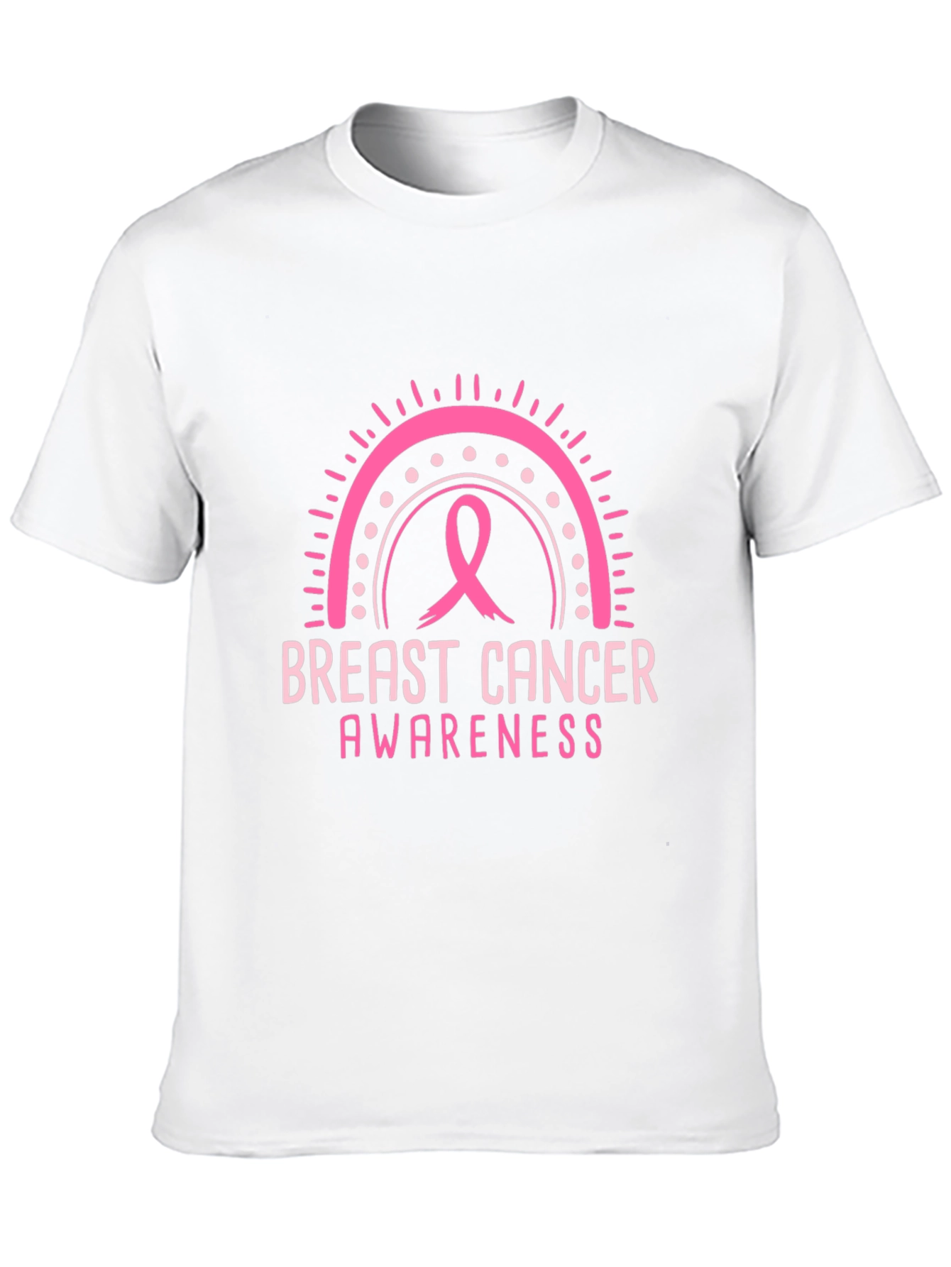 Breast Cancer Awareness Rainbow T-Shirt