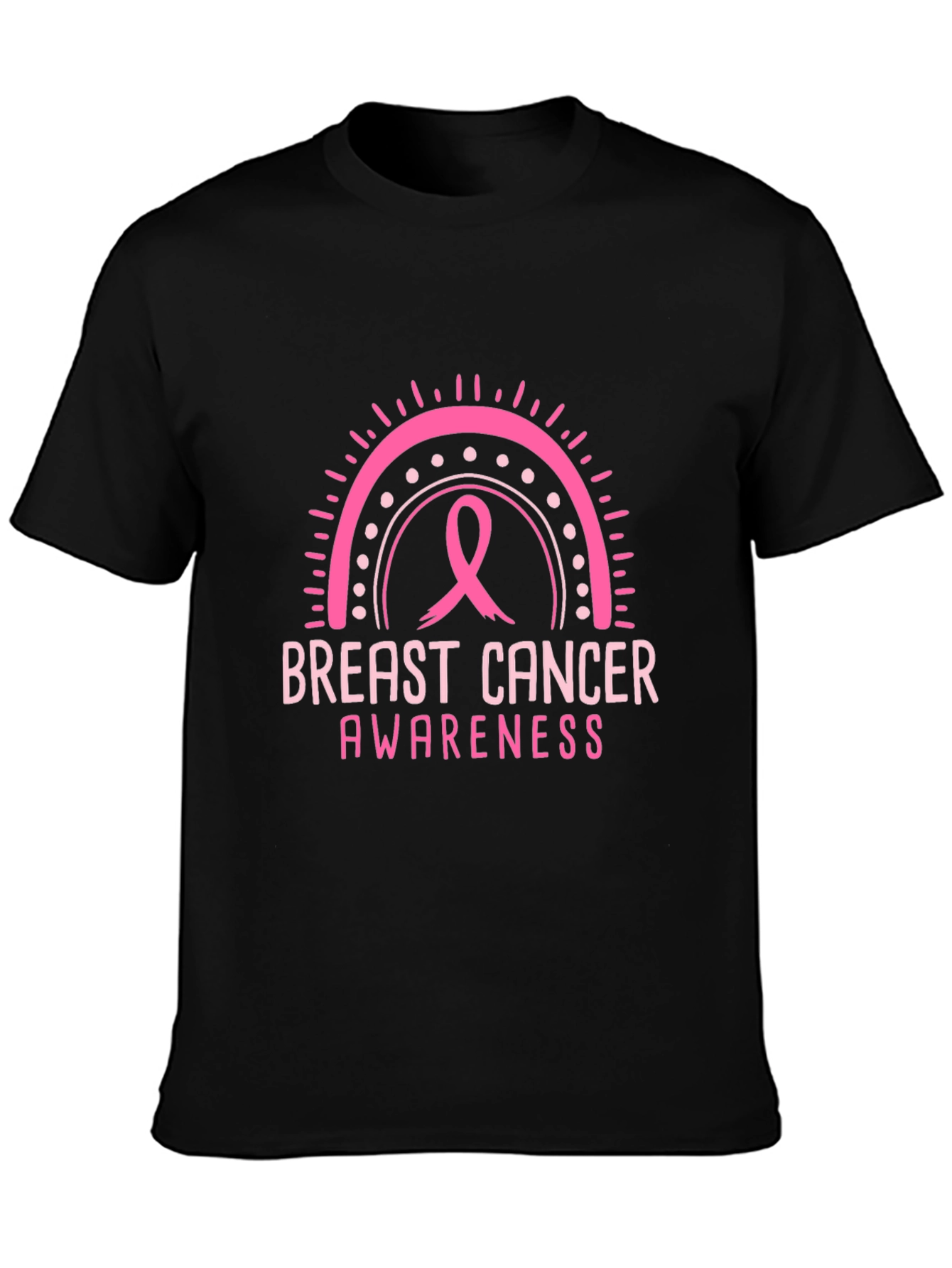 Breast Cancer Awareness Rainbow T-Shirt