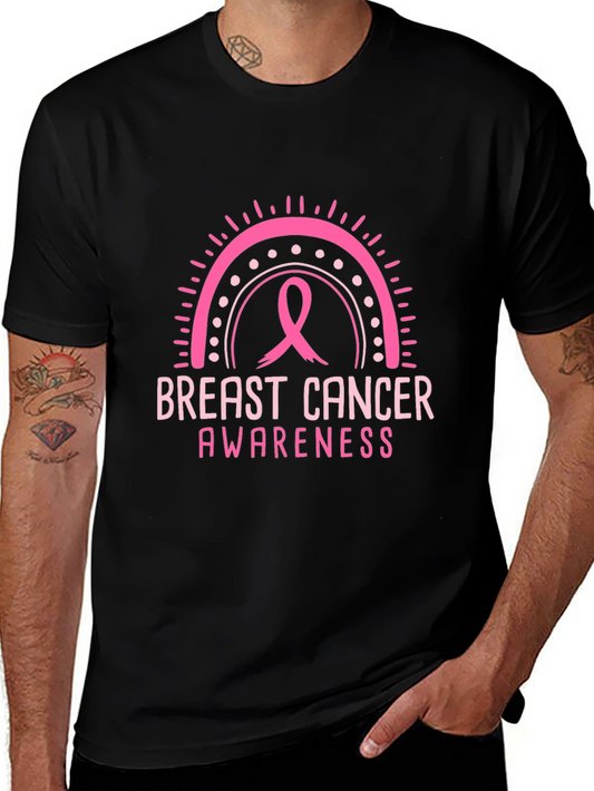 Breast Cancer Awareness Rainbow T-Shirt