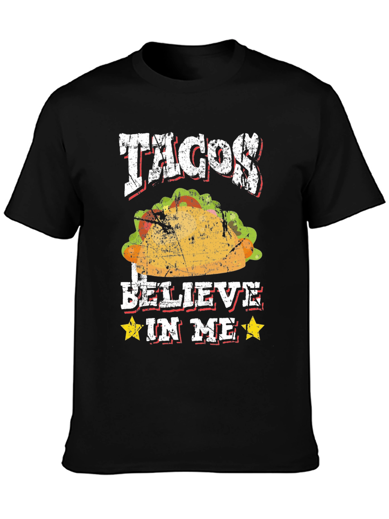 Tacos I Believe In Me Graphic T-Shirt