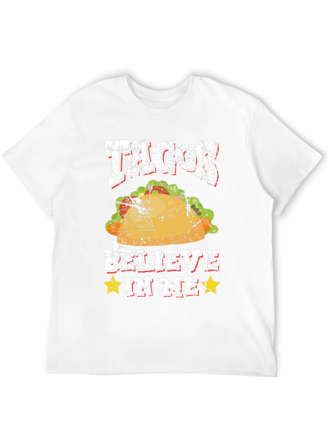 Tacos I Believe In Me Graphic T-Shirt