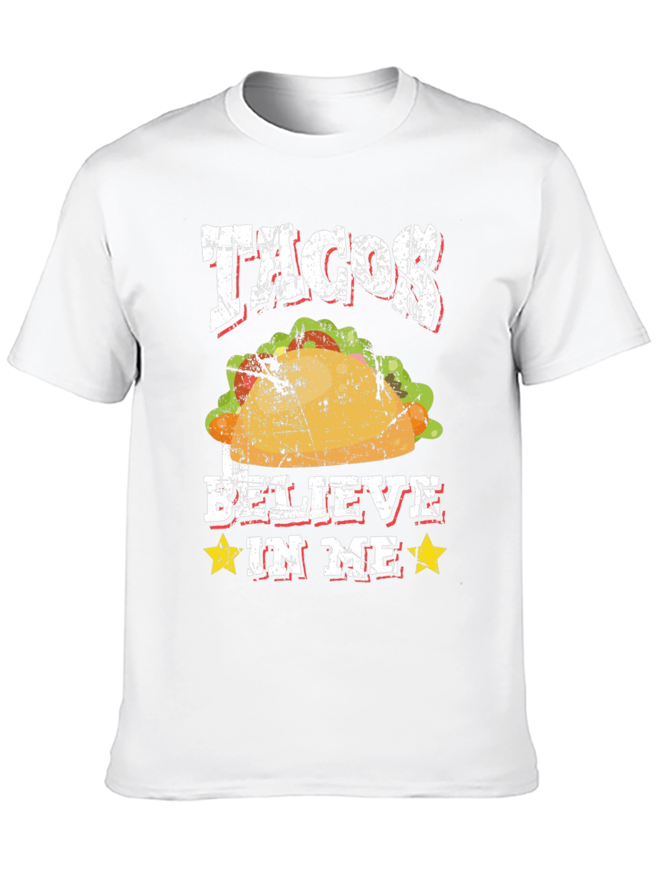 Tacos I Believe In Me Graphic T-Shirt
