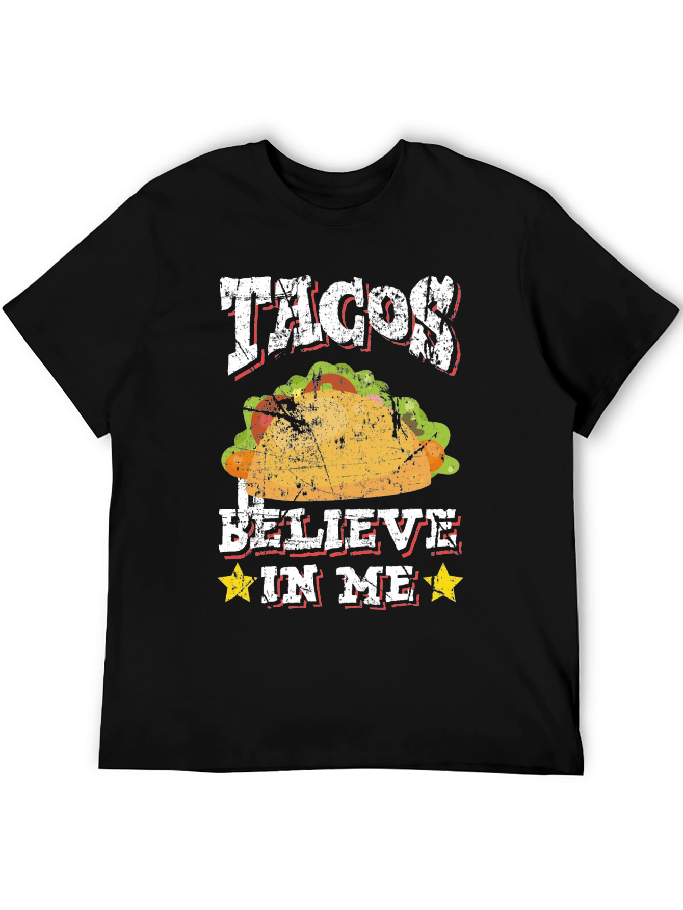Tacos I Believe In Me Graphic T-Shirt