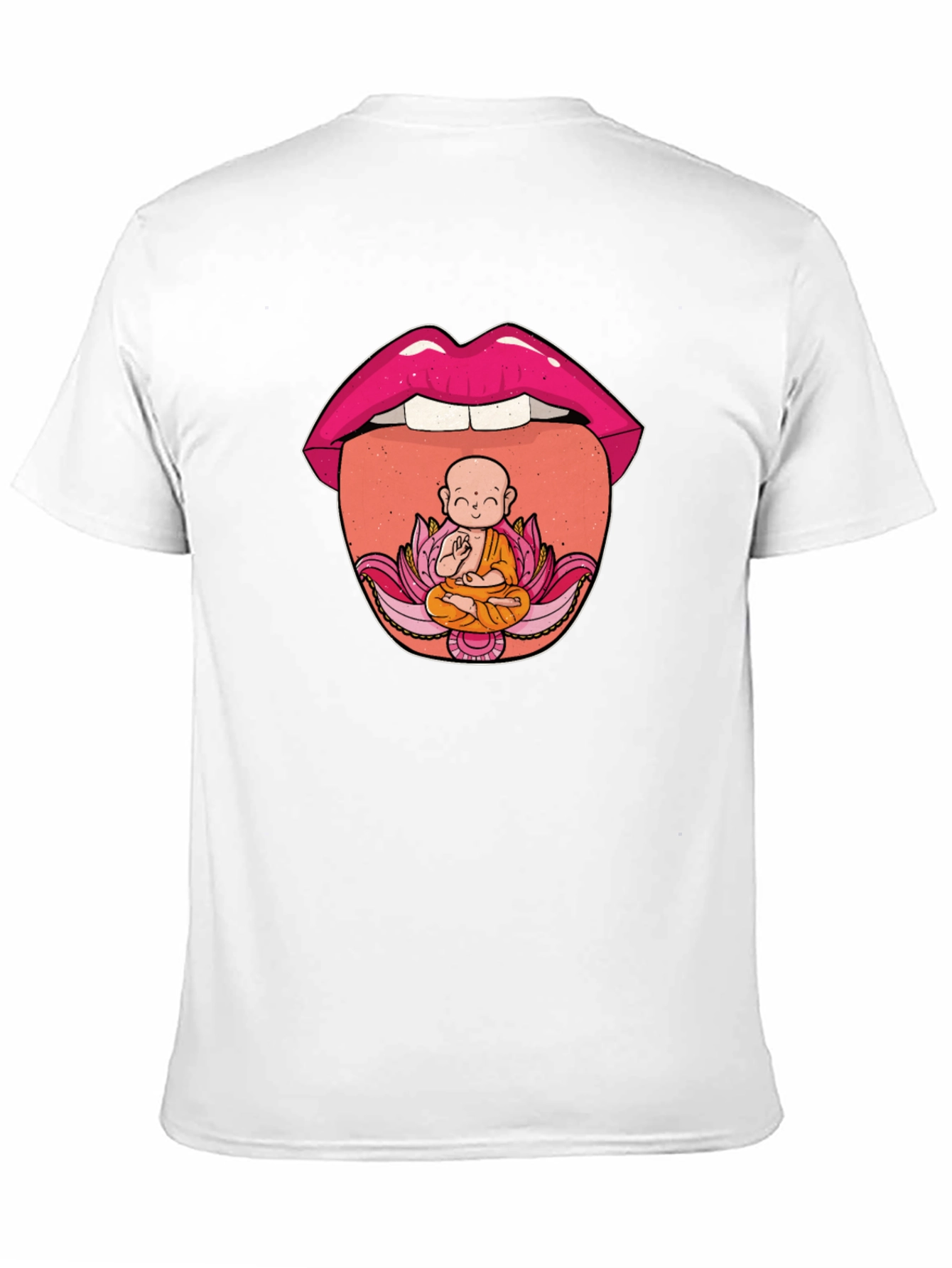 Buddha Tongue T-Shirt - Spiritual Graphic Tee