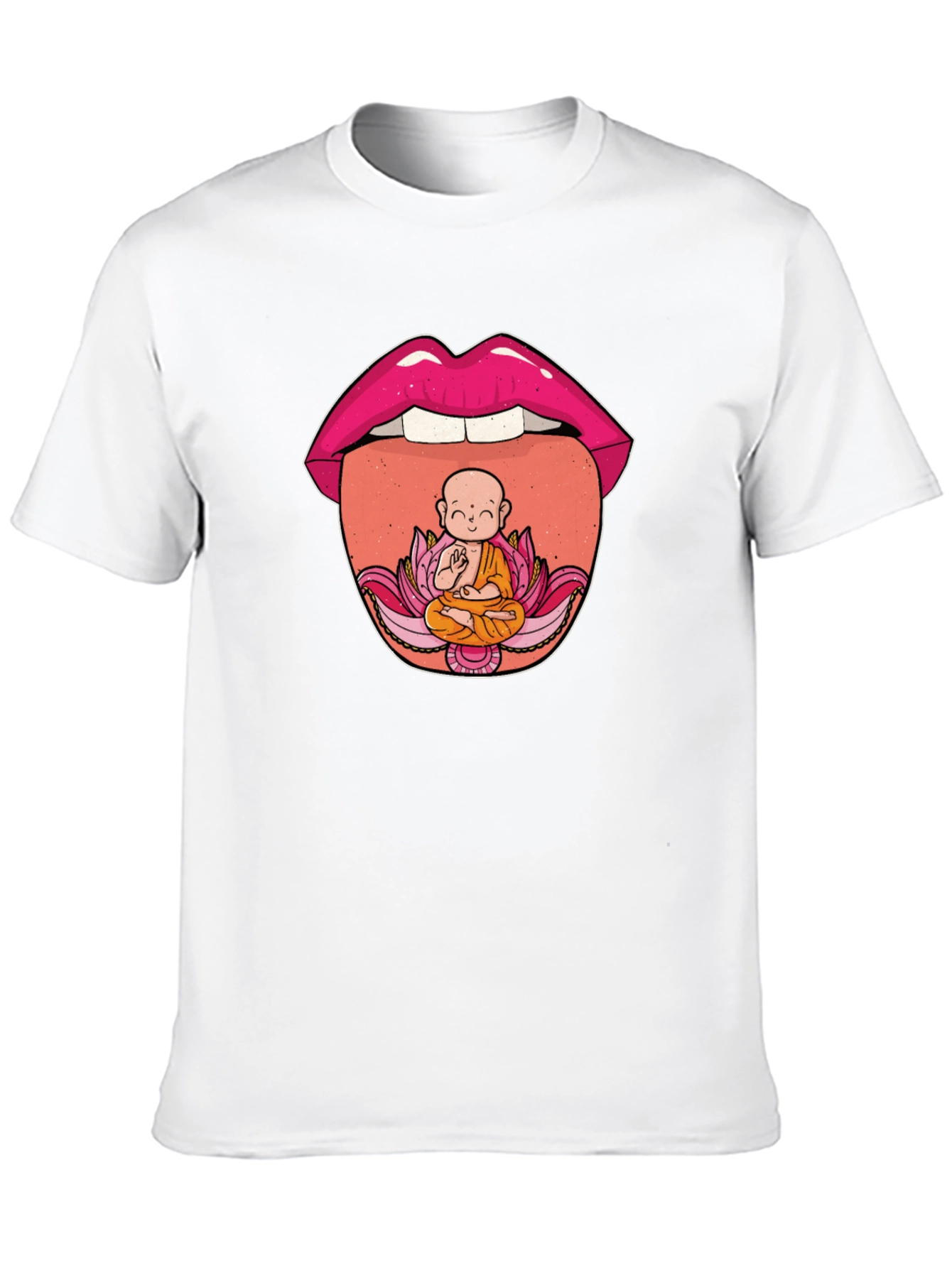 Buddha Tongue T-Shirt - Spiritual Graphic Tee