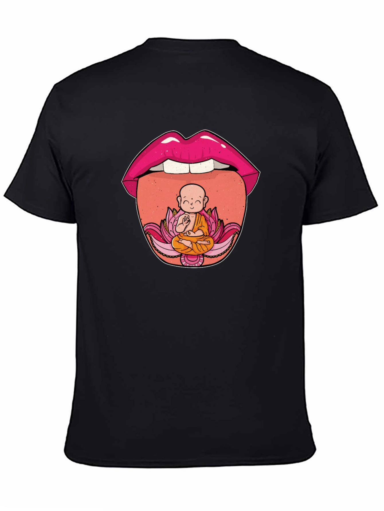 Buddha Tongue T-Shirt - Spiritual Graphic Tee