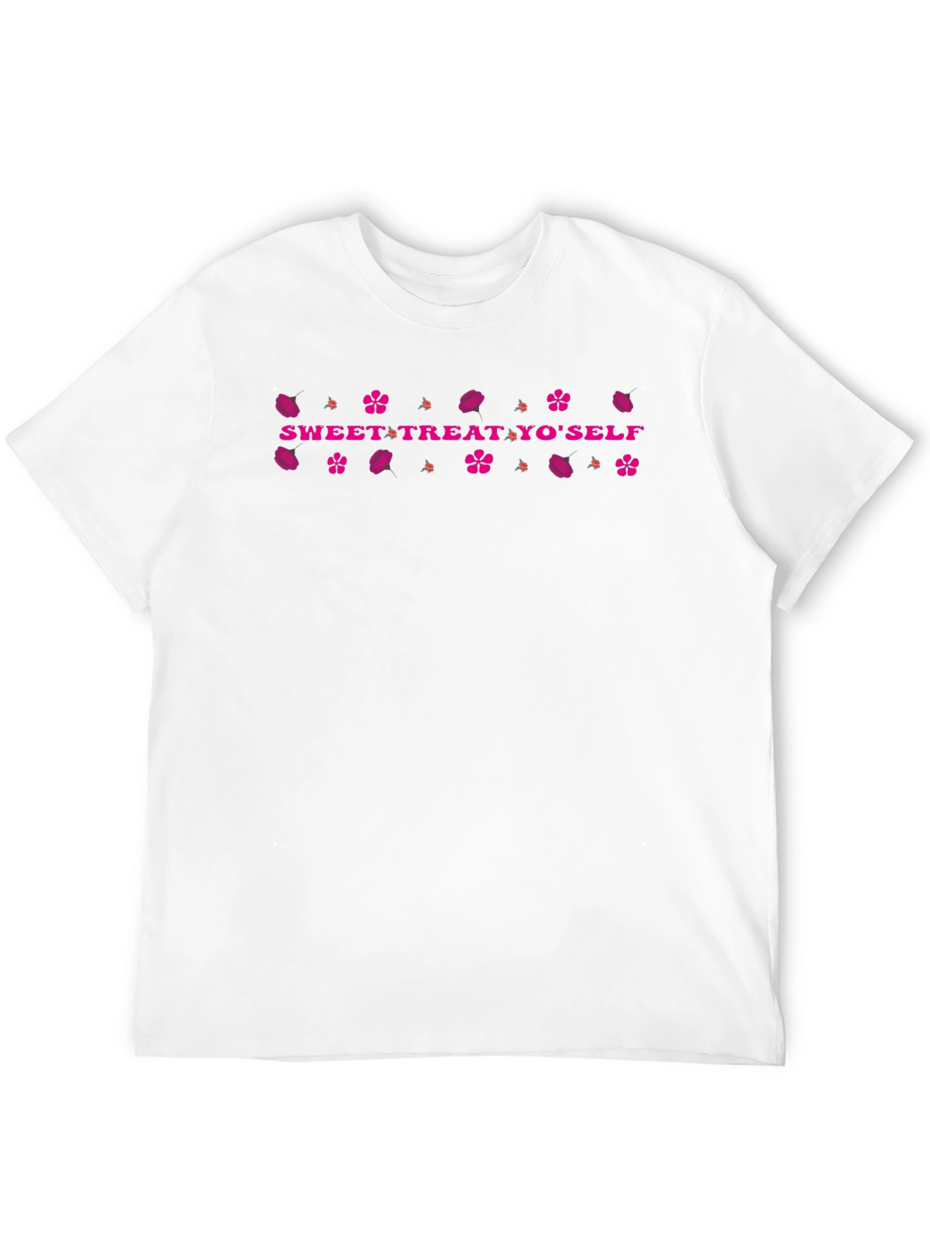 Sweet Treat Yoself Black Graphic T-Shirt