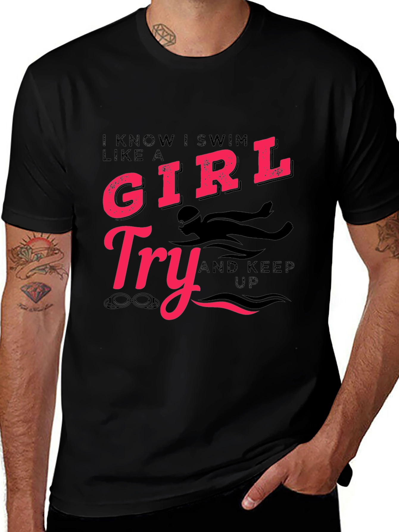 I Swim Like a Girl T-Shirt