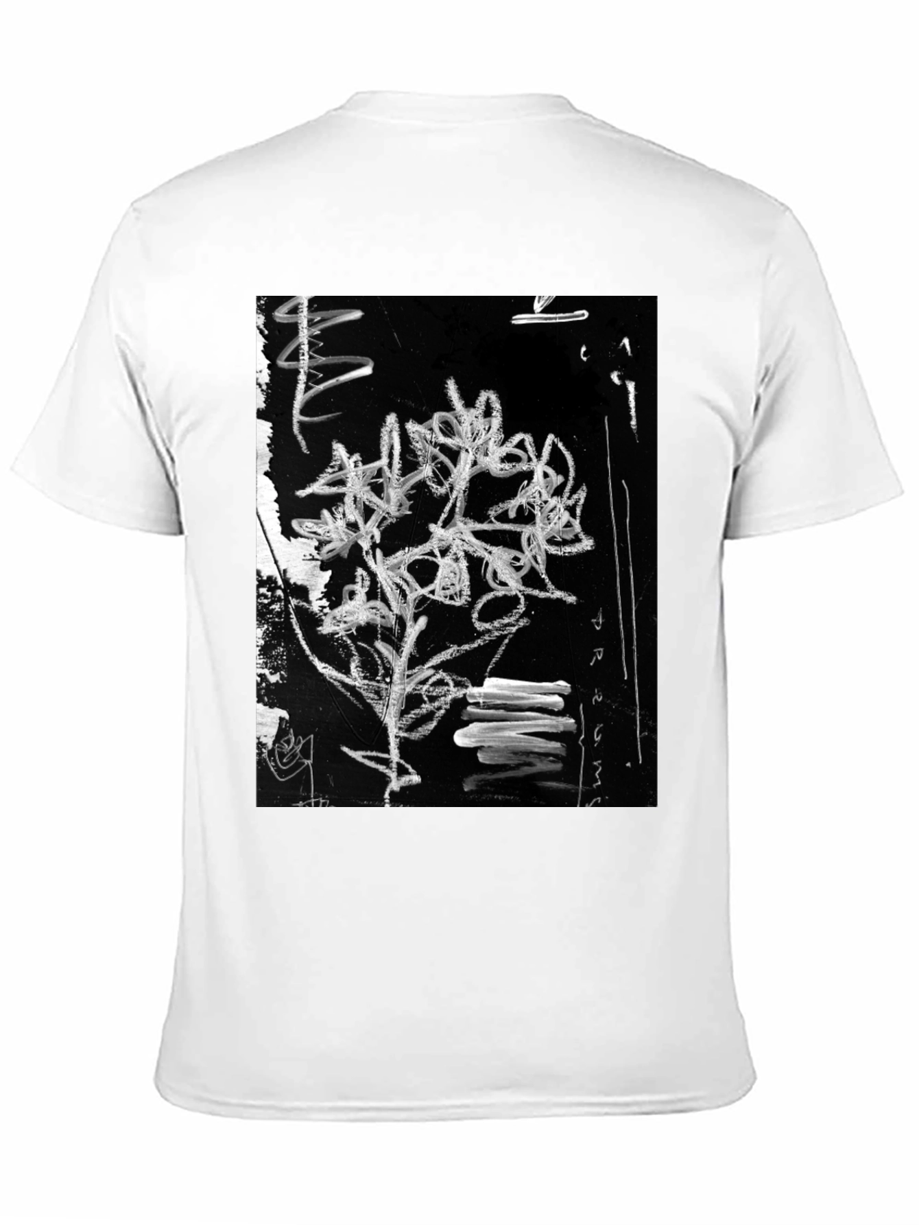 Abstract Art Graphic Black T-Shirt
