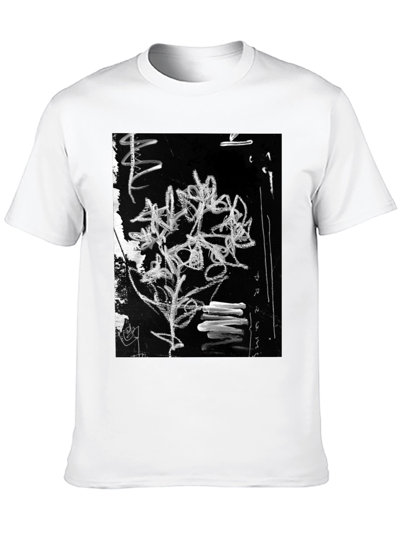 Abstract Art Graphic Black T-Shirt