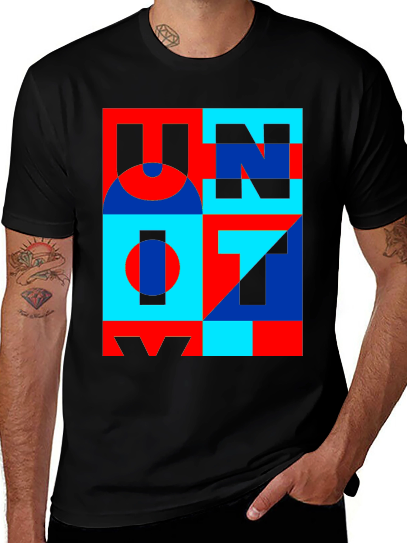 Modern Art Graphic Tee - UN07 Shirt