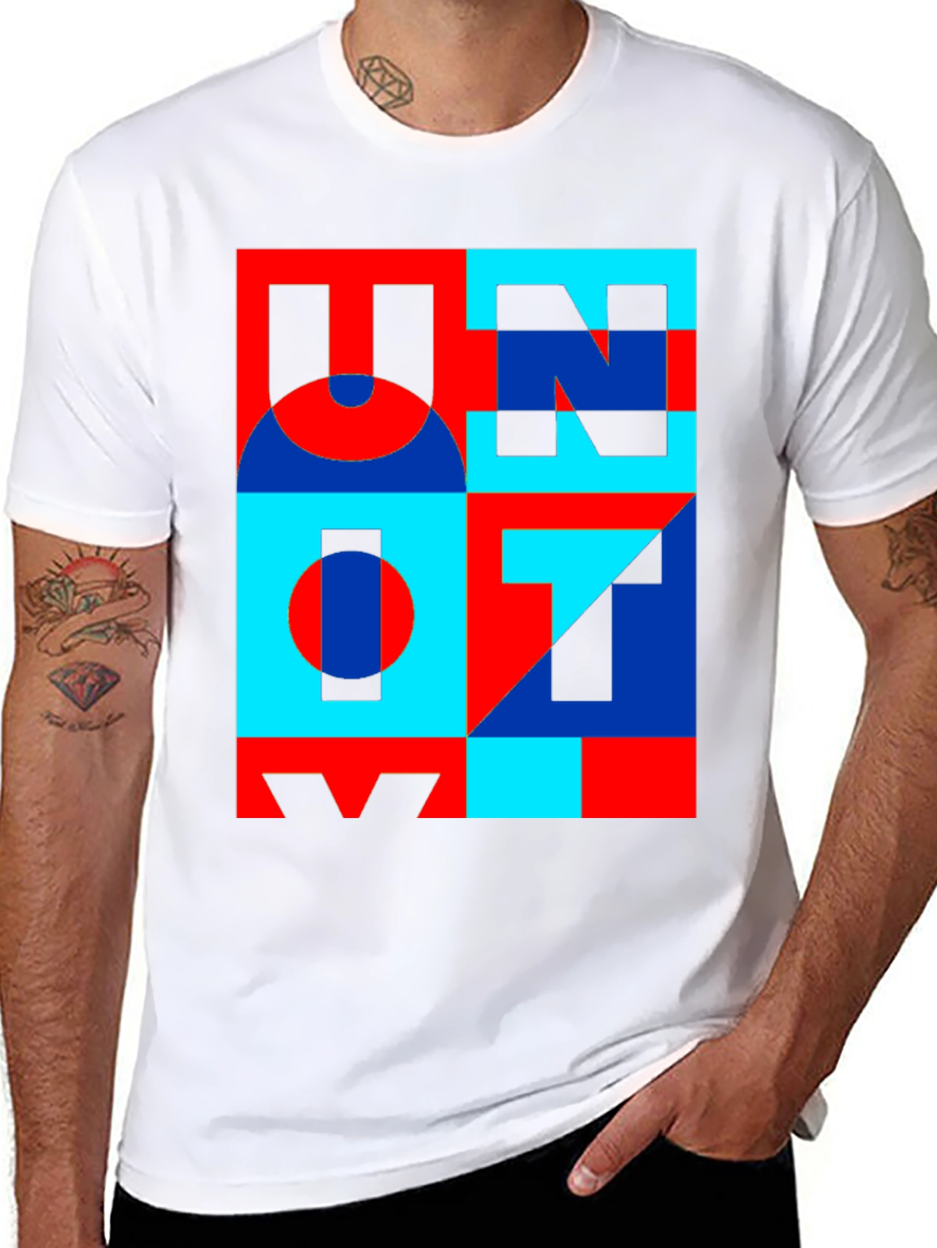 Modern Art Graphic Tee - UN07 Shirt
