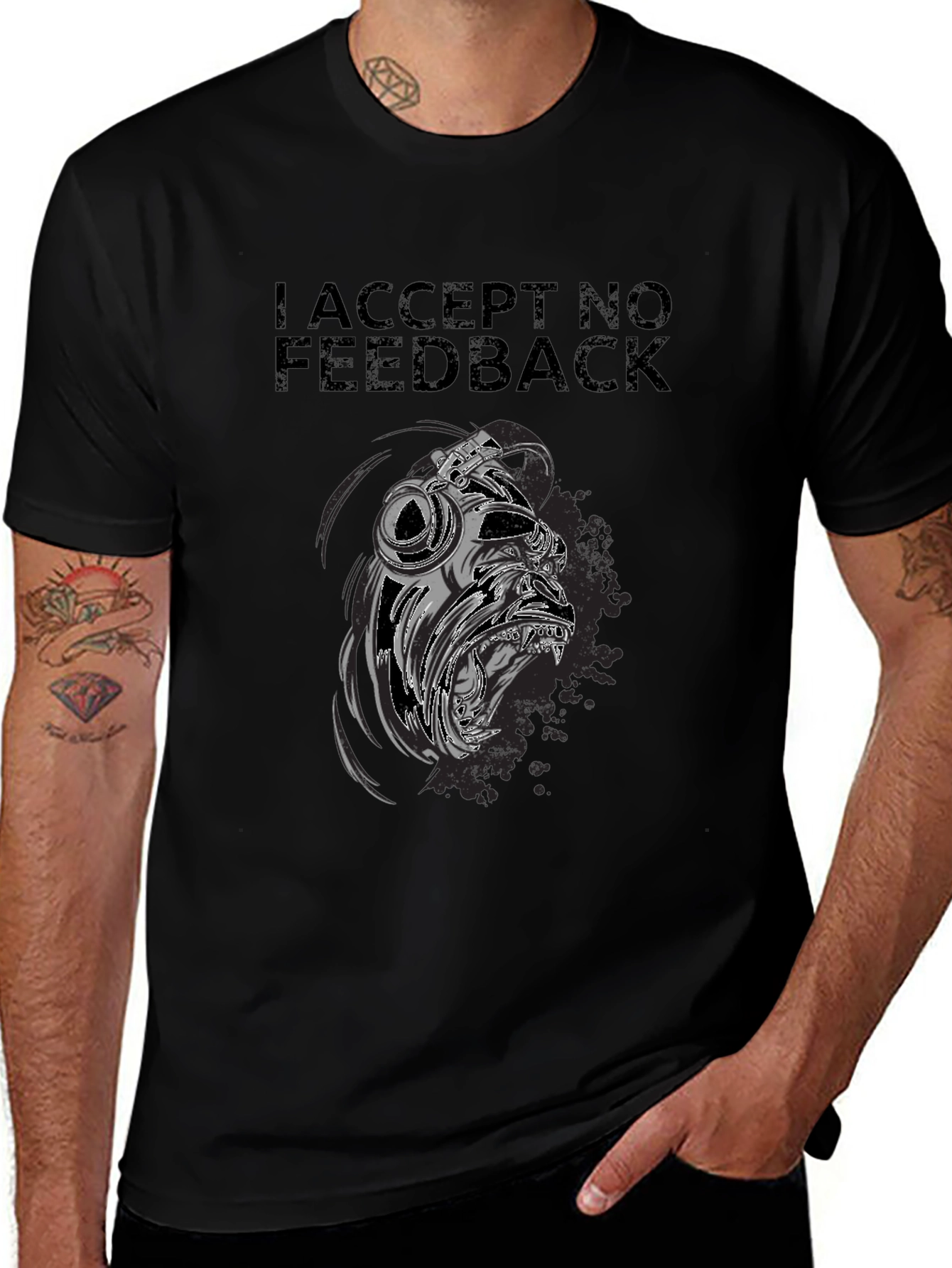 I Accept No Feedback Graphic Tee