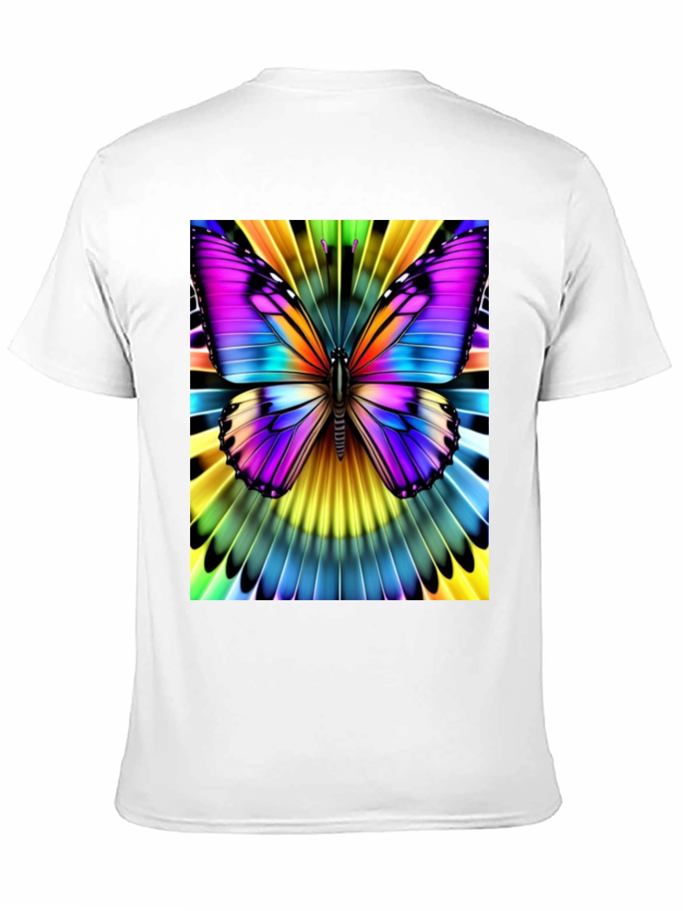 Vibrant Butterfly Graphic T-Shirt