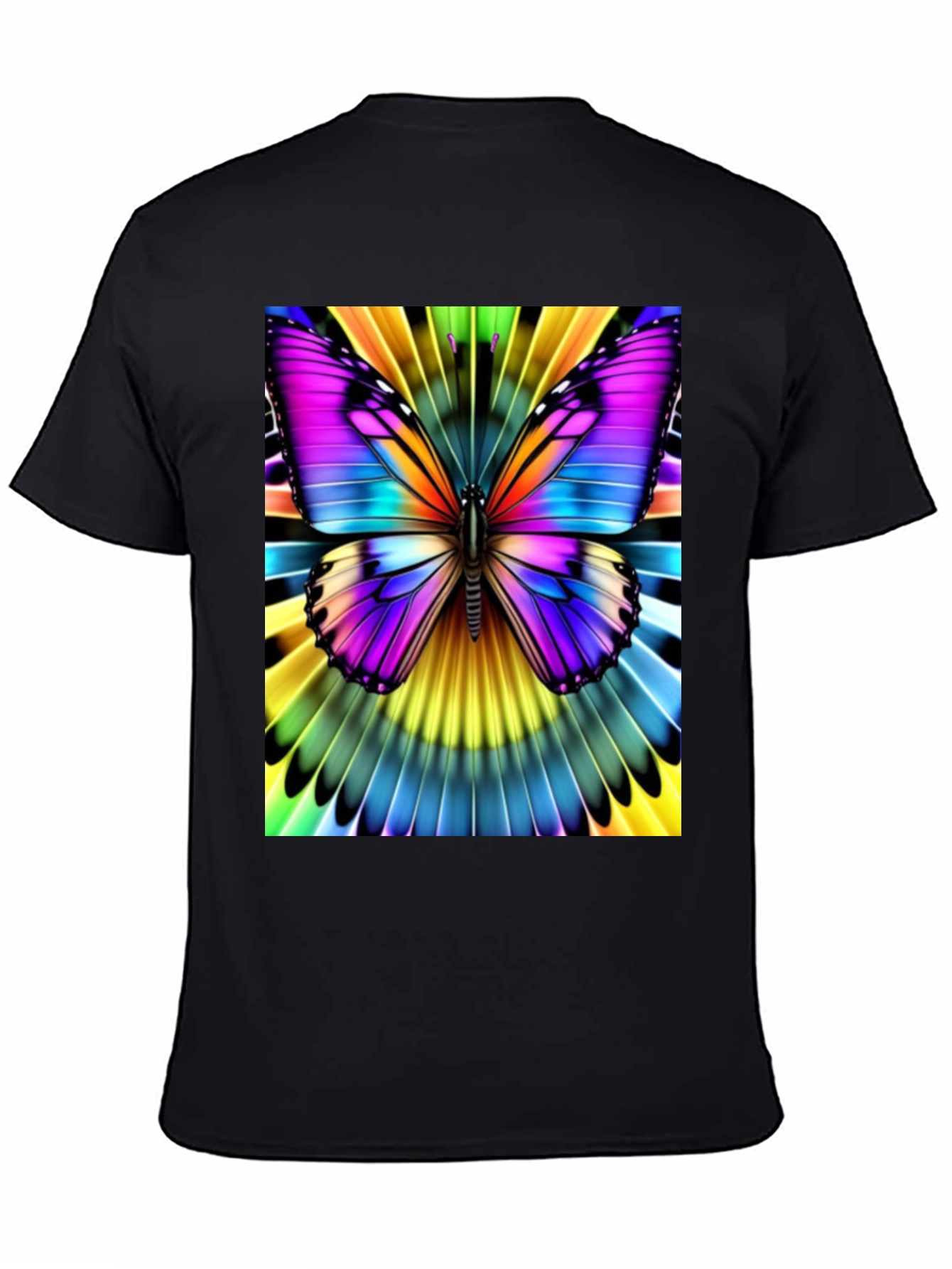 Vibrant Butterfly Graphic T-Shirt