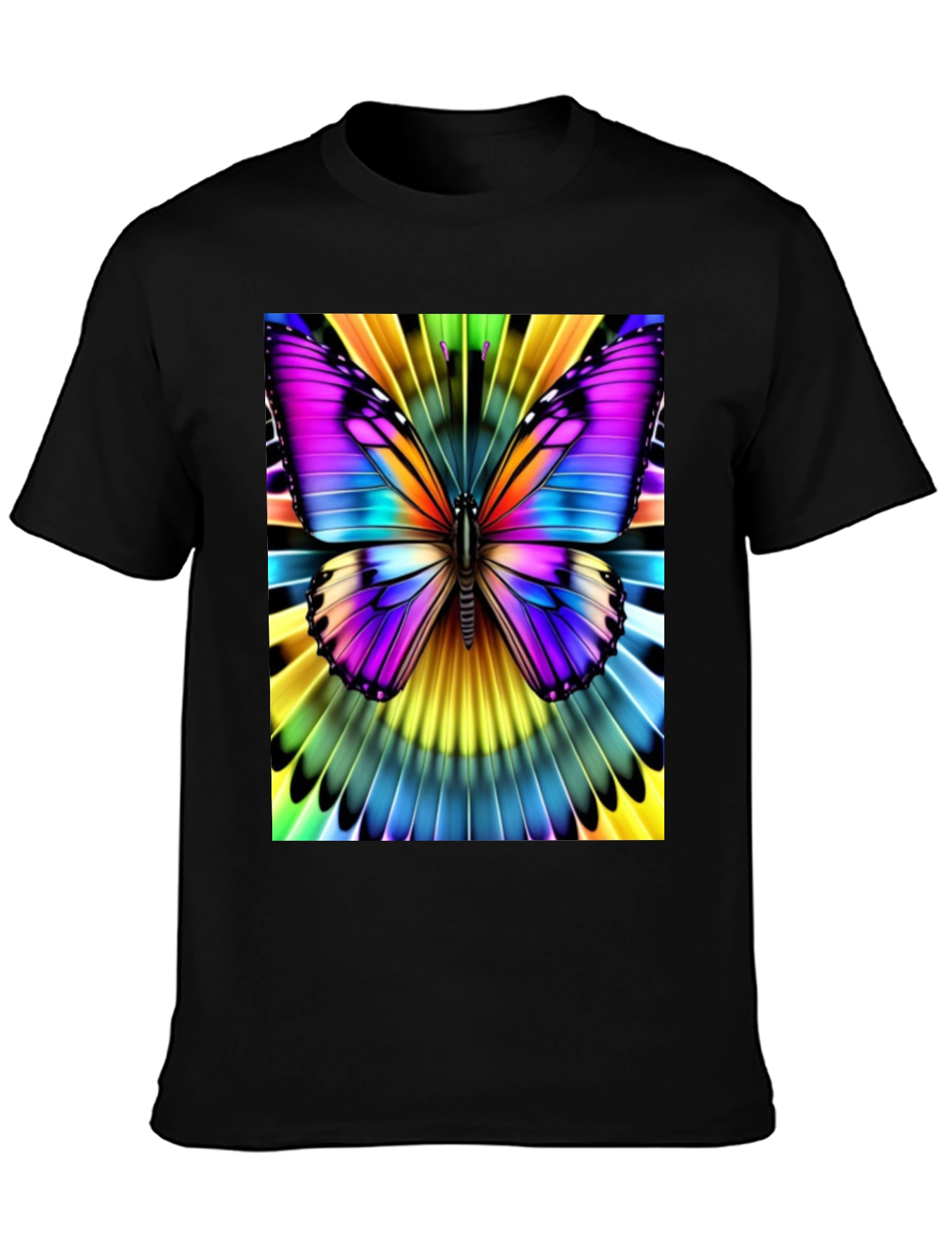 Vibrant Butterfly Graphic T-Shirt