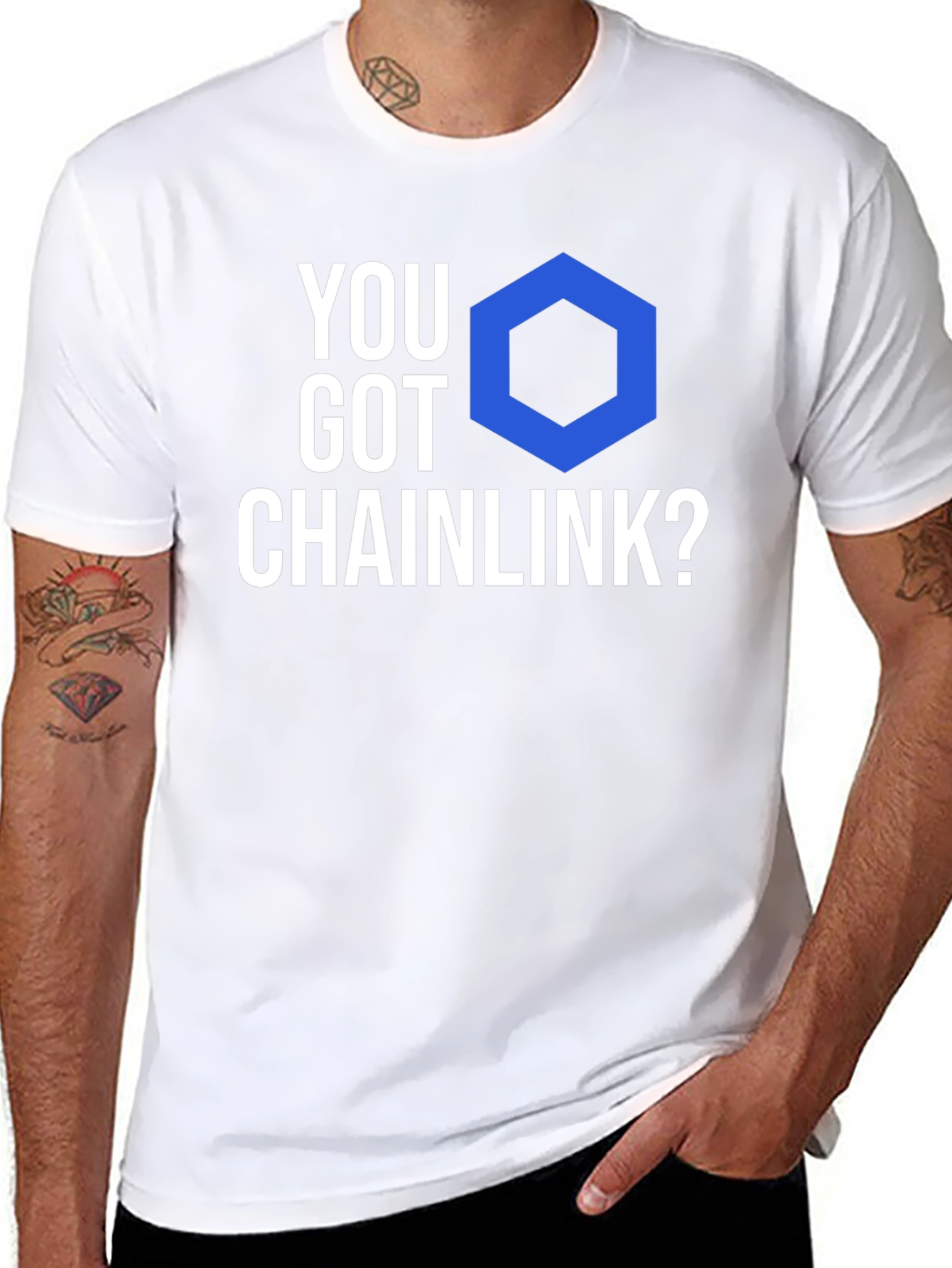 Chainlink T-Shirt Crypto Tee Blockchain Shirt