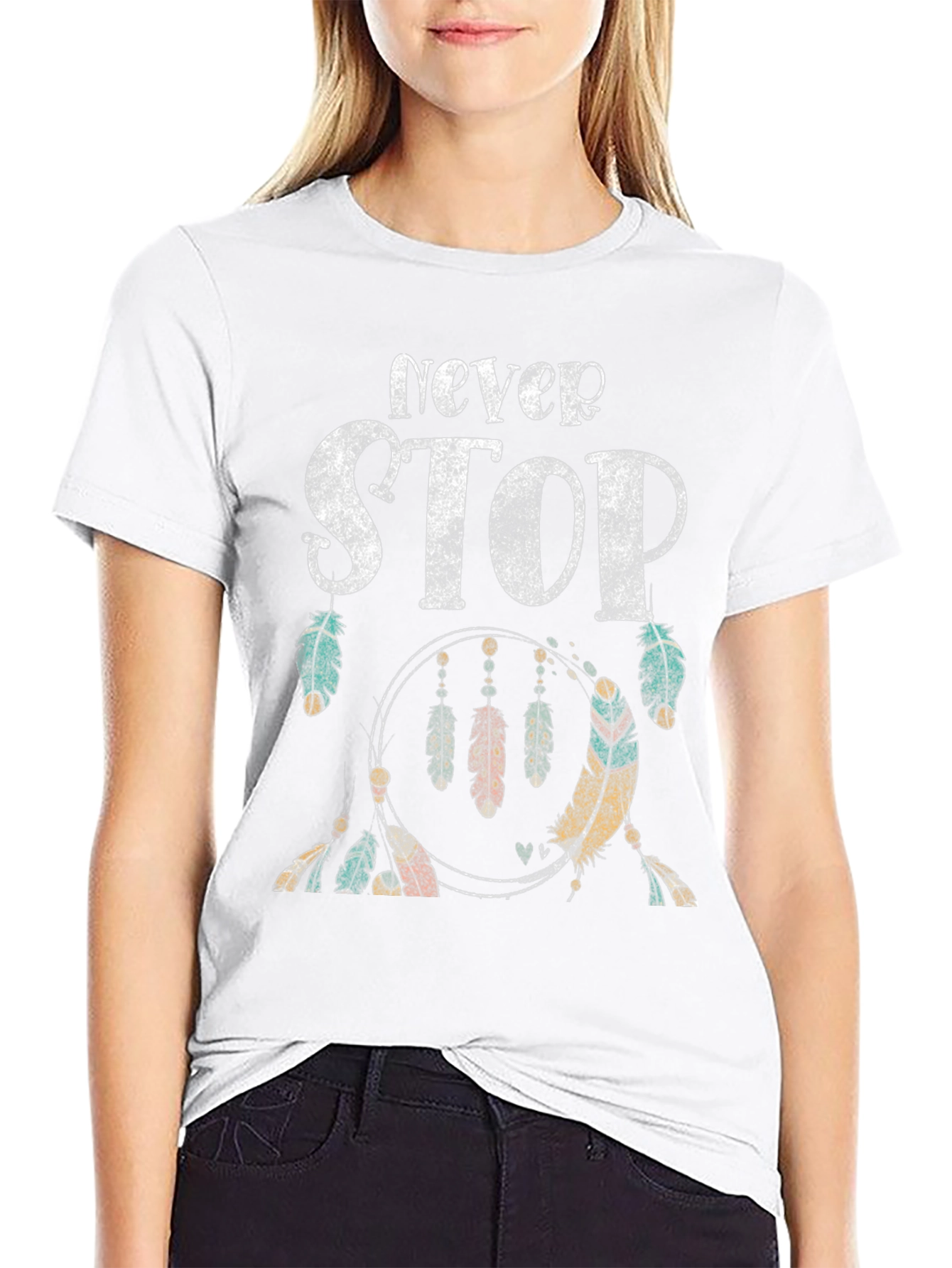 Never Stop Dreamcatcher Graphic Tee