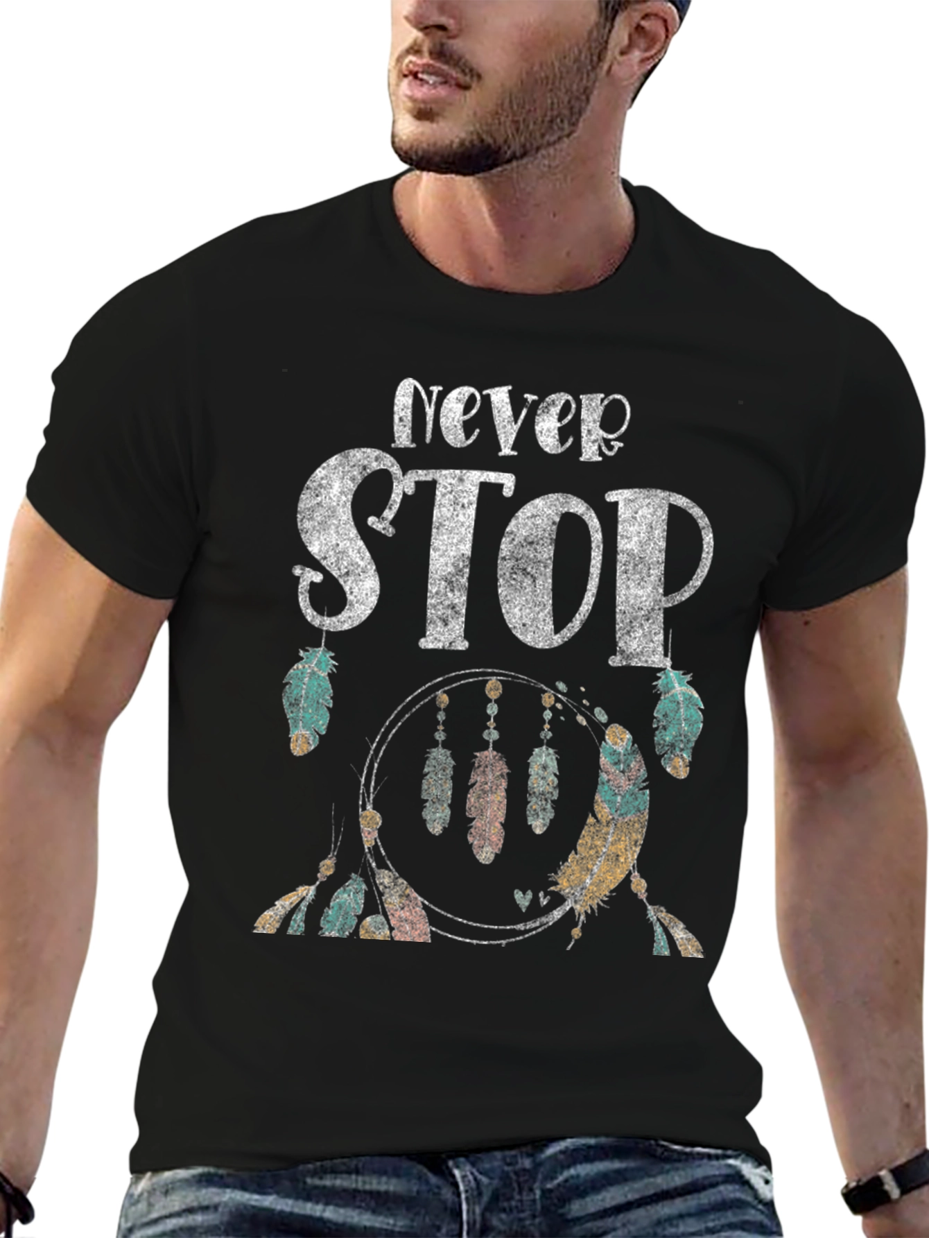 Never Stop Dreamcatcher Graphic Tee
