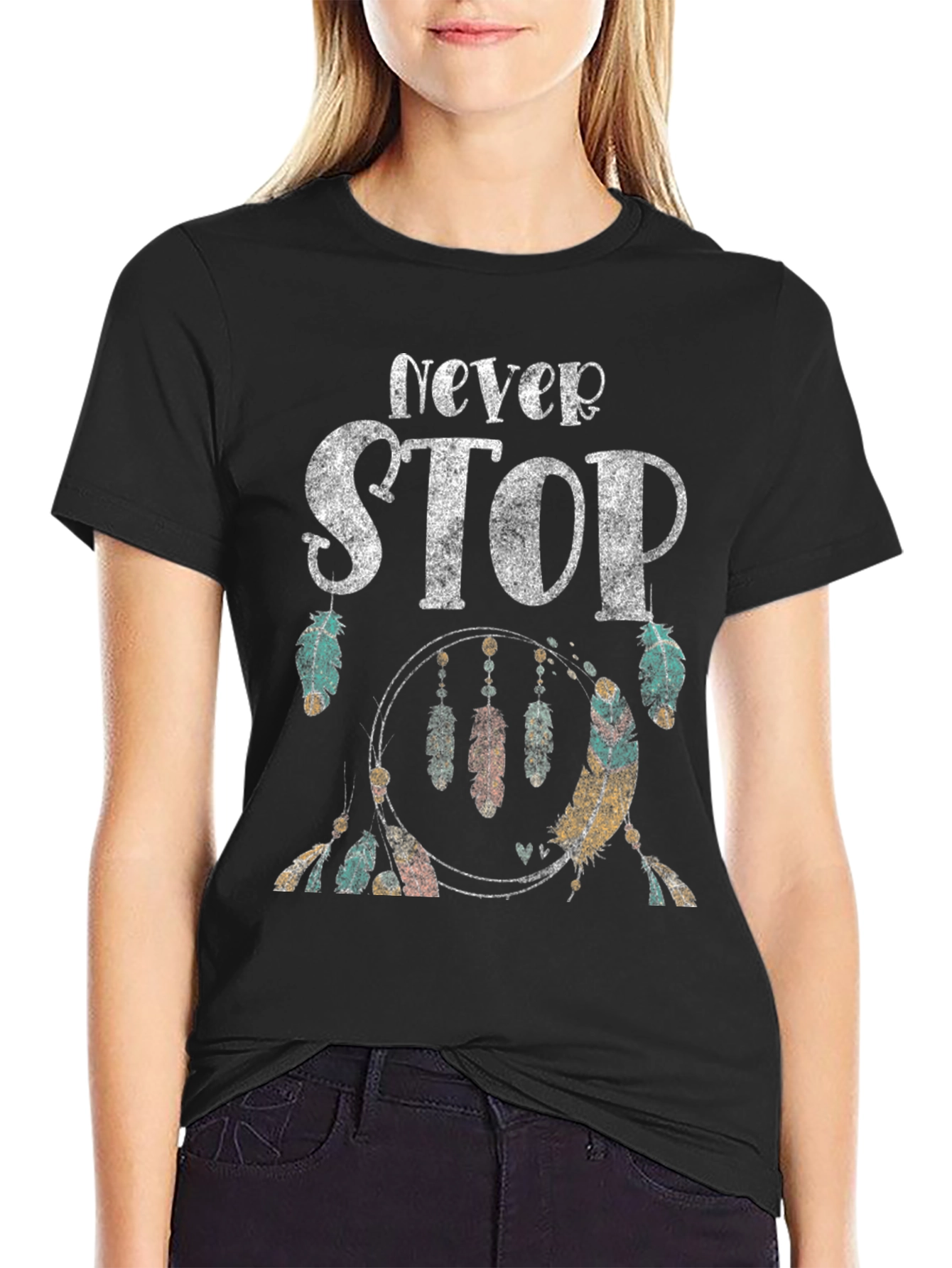 Never Stop Dreamcatcher Graphic Tee