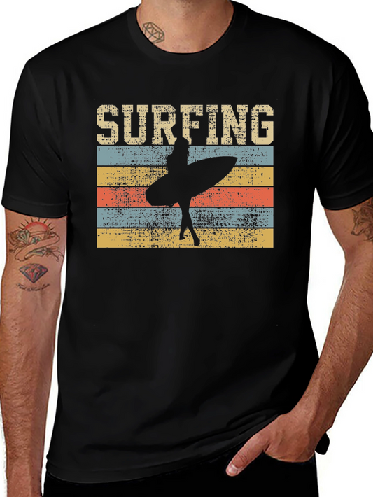 Vintage Surfing T-Shirt - Retro Surf Design