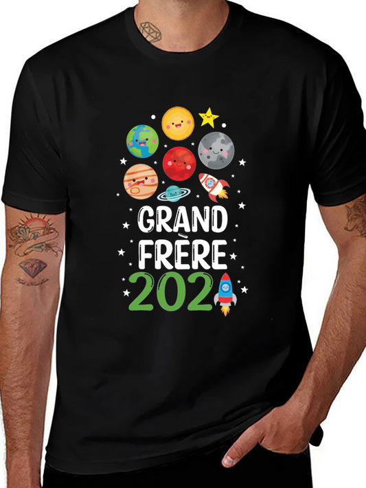 Grand Frere 2024 T-Shirt - Space Theme Brother Tee