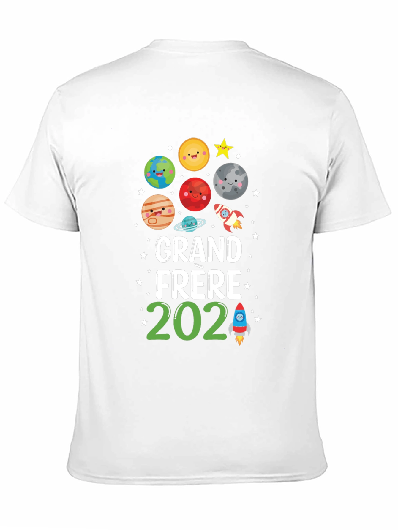 Grand Frere 2024 T-Shirt - Space Theme Brother Tee