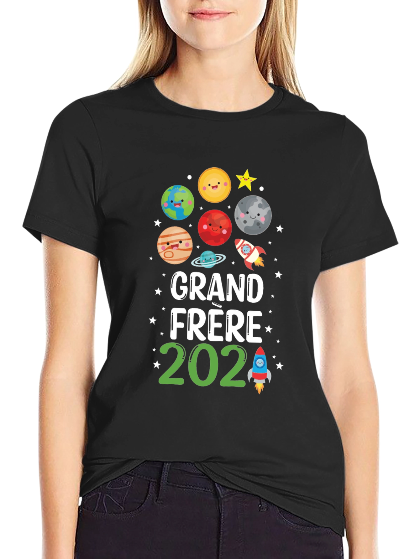 Grand Frere 2024 T-Shirt - Space Theme Brother Tee