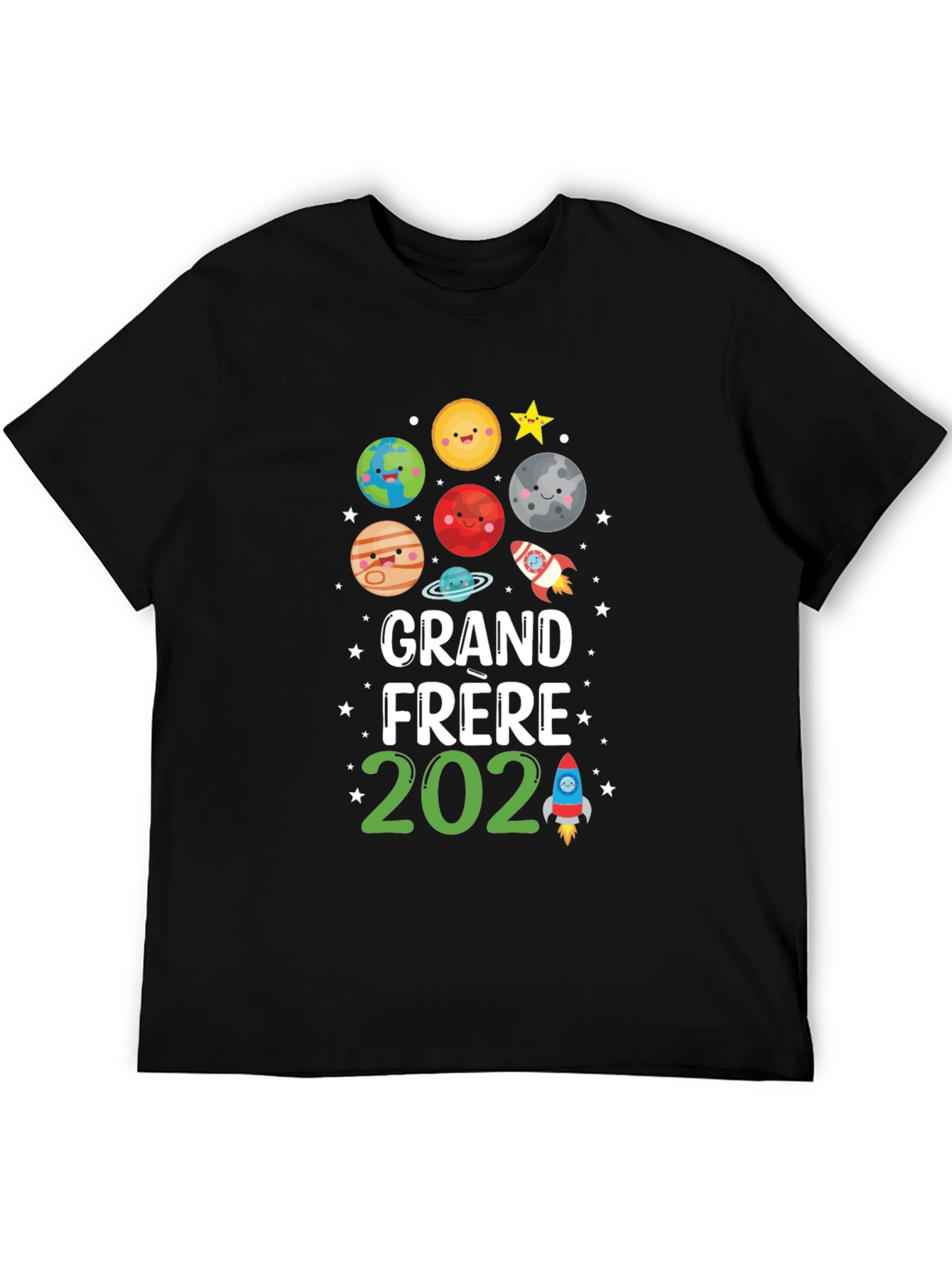 Grand Frere 2024 T-Shirt - Space Theme Brother Tee