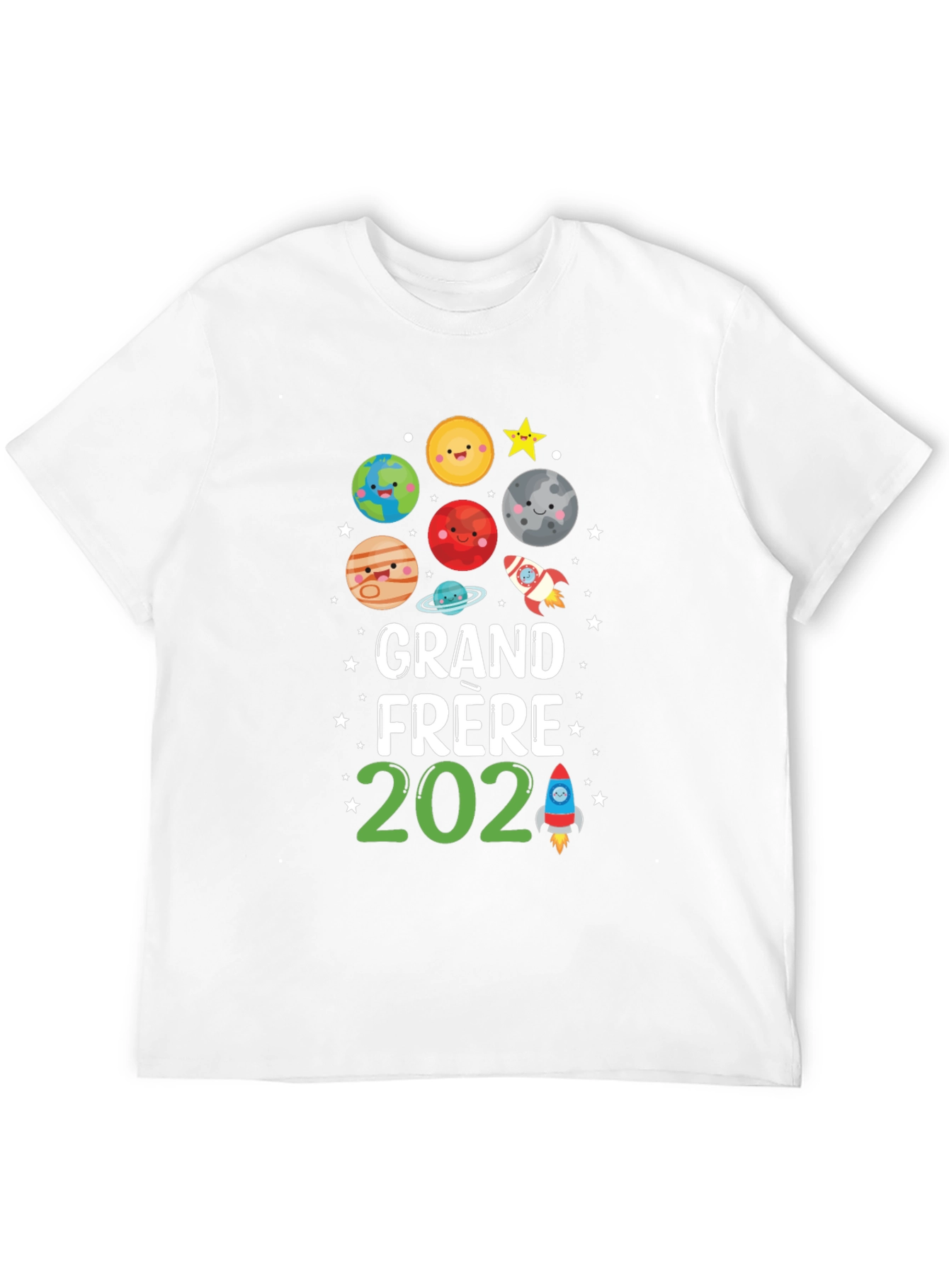 Grand Frere 2024 T-Shirt - Space Theme Brother Tee