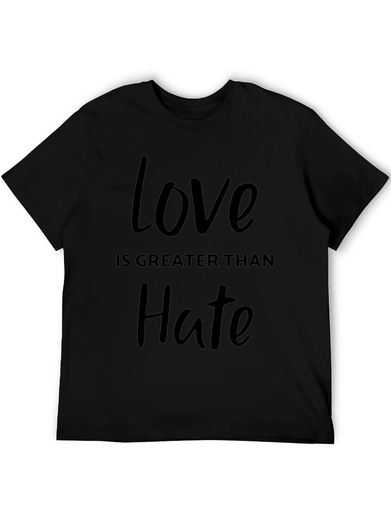 Love Is Greater Than Hate Graphic T-Shirt